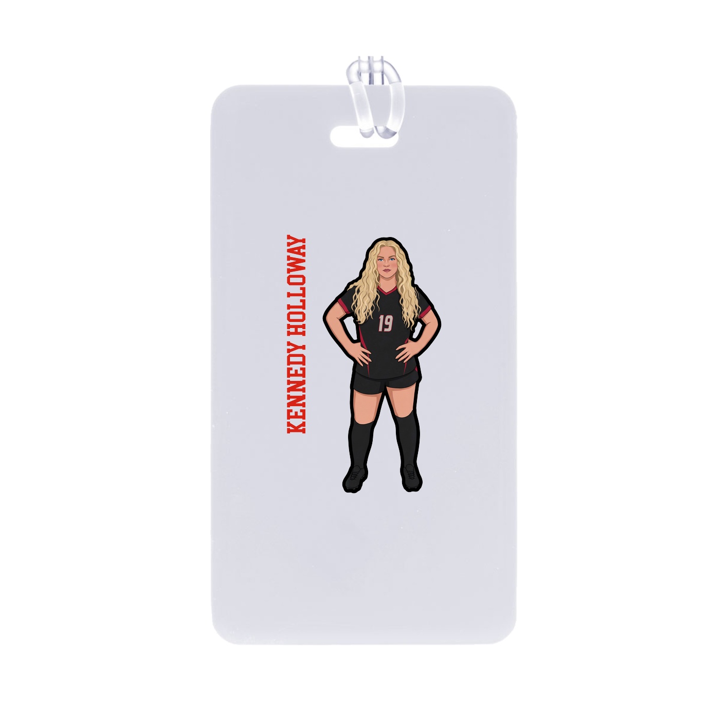 Bag Tag — Name Vertical in Classic