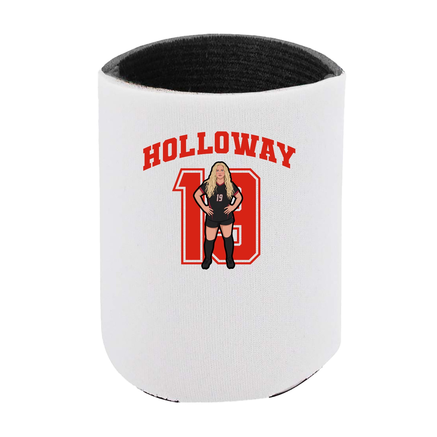 Can Holder — Number in White