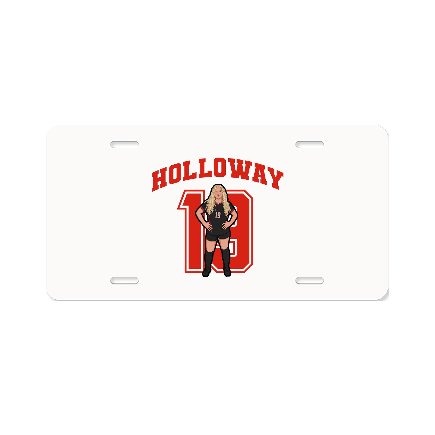 License Plate — Number in Classic