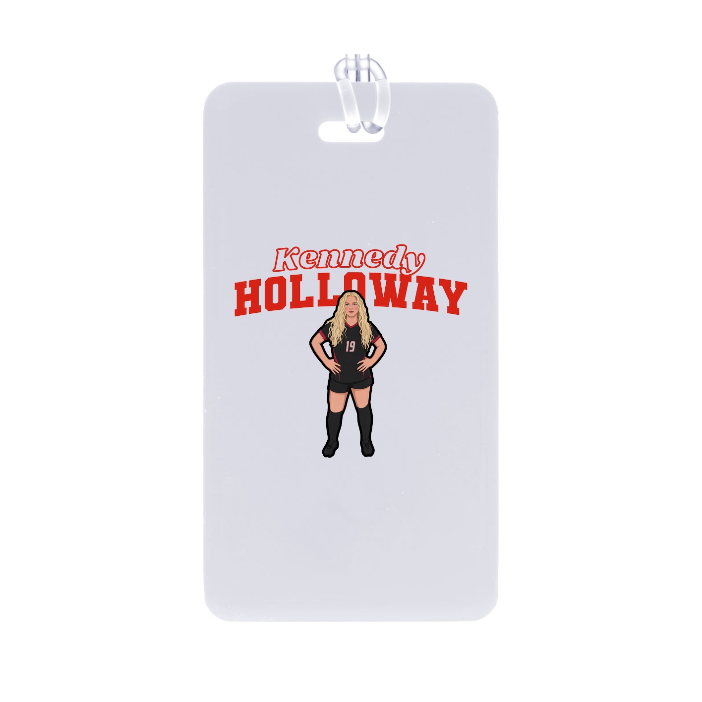 Bag Tag — Name Arch in Classic