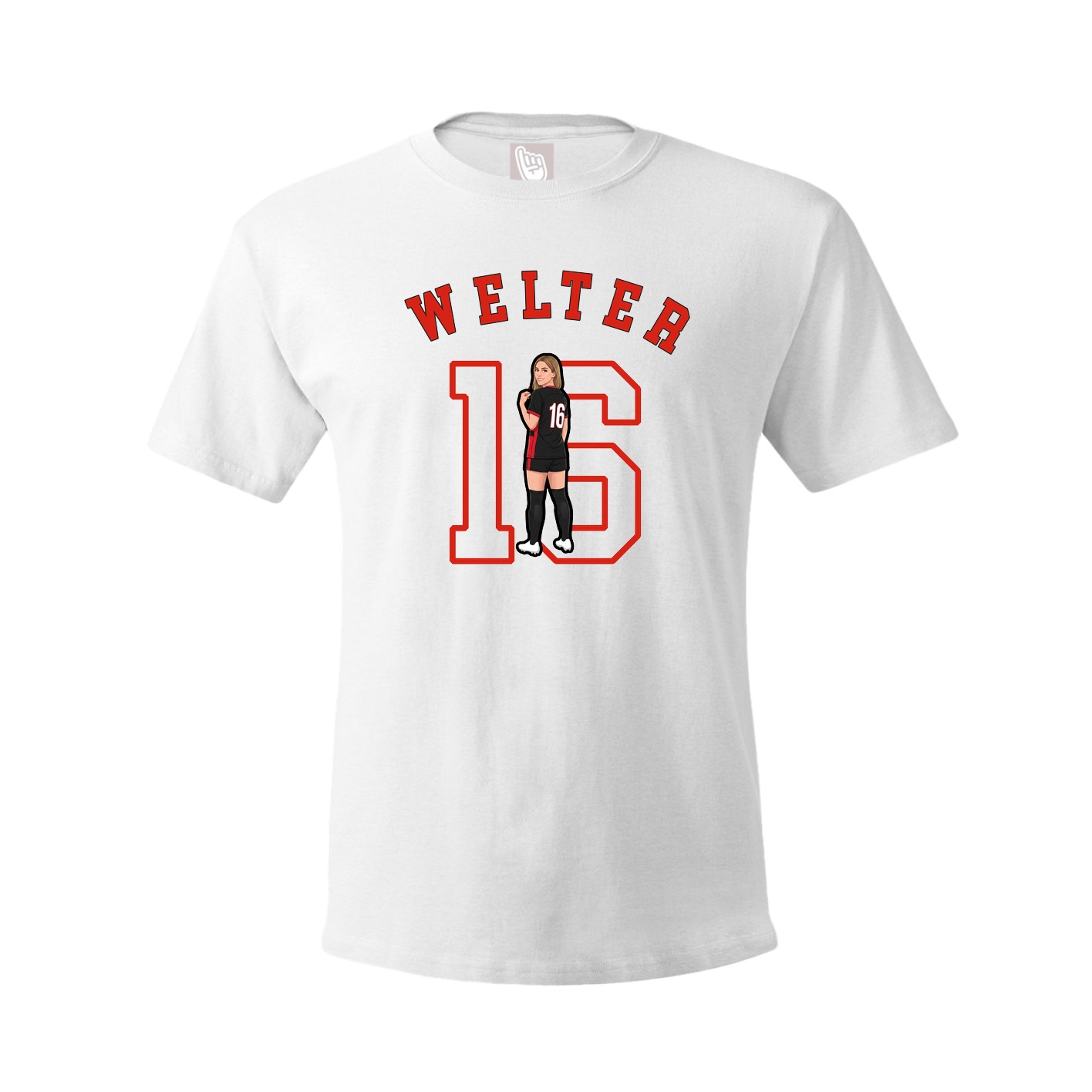 Youth Tee — Shirsey Arch in White