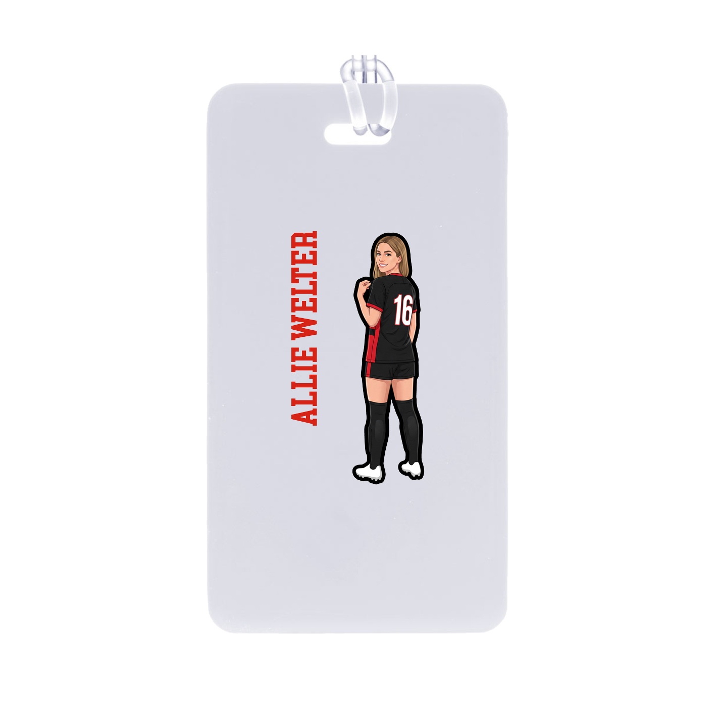 Bag Tag — Name Vertical in Classic