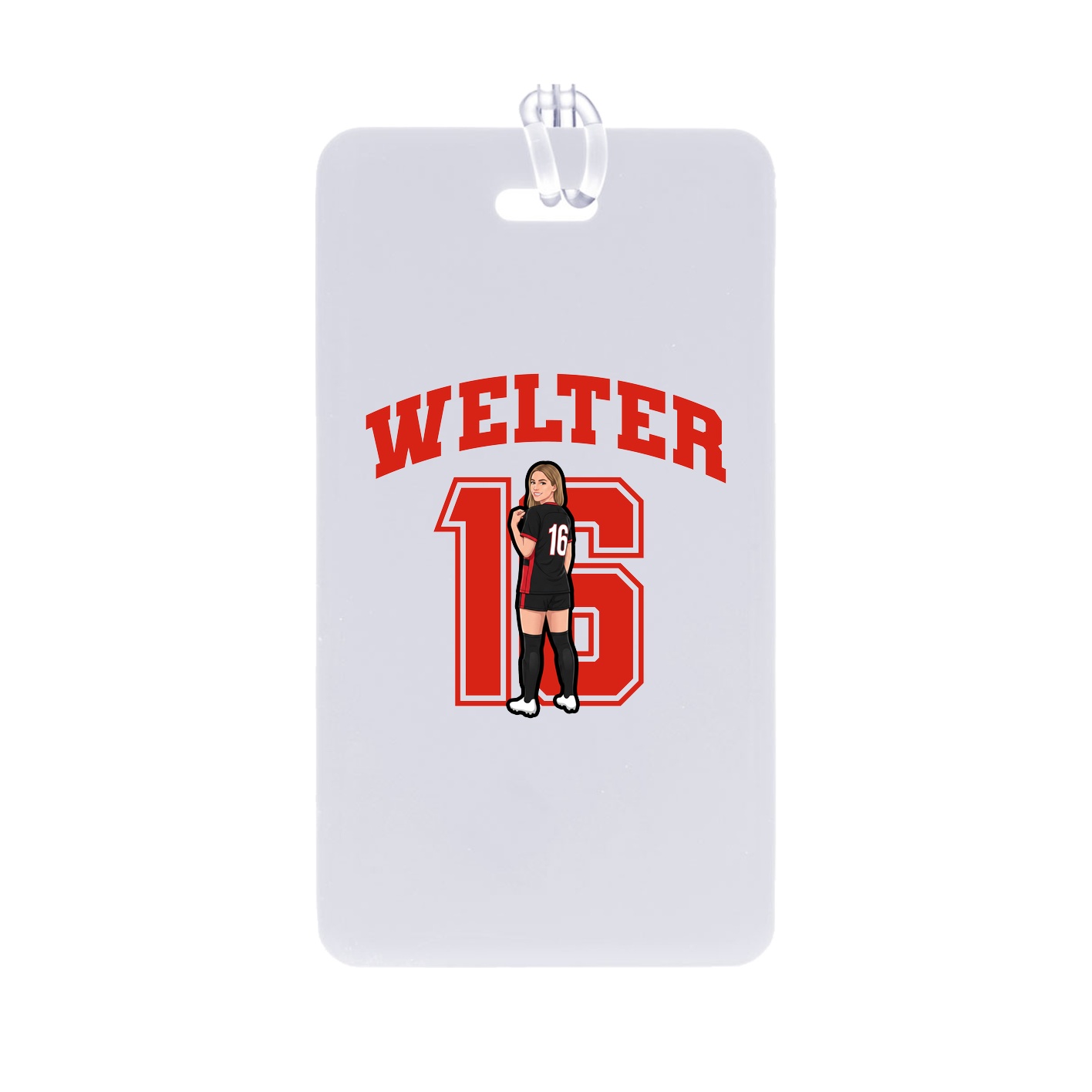 Bag Tag — Number in Classic