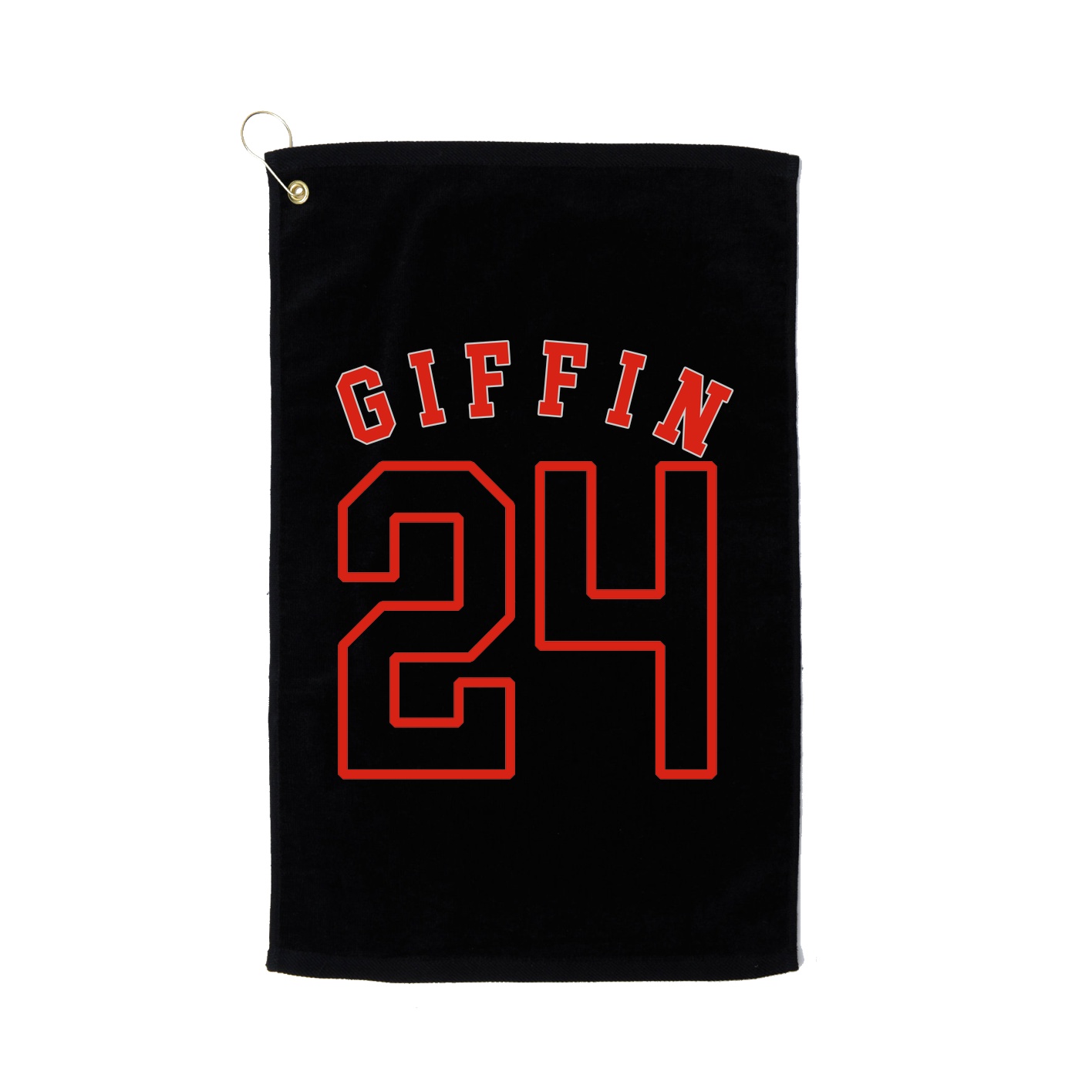 Golf Towel — Shirsey Arch in Black