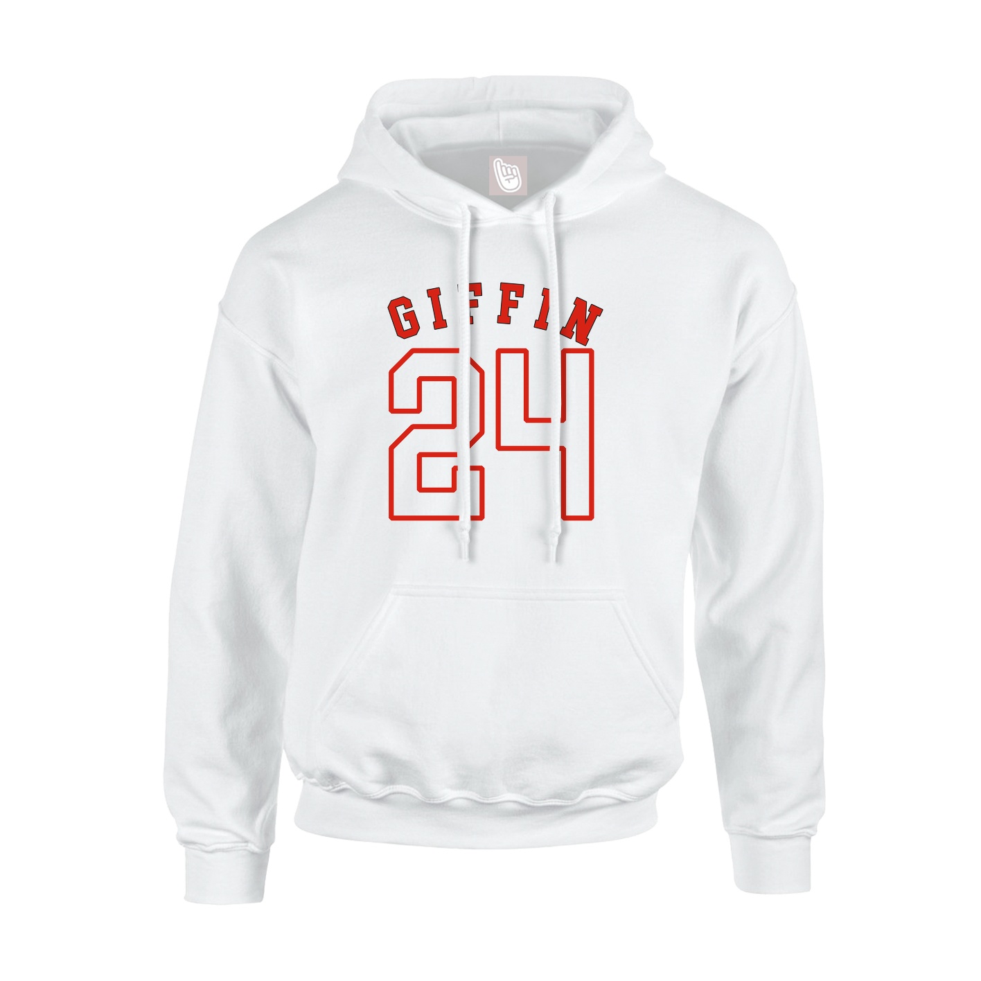Hoodie — Shirsey Arch in White