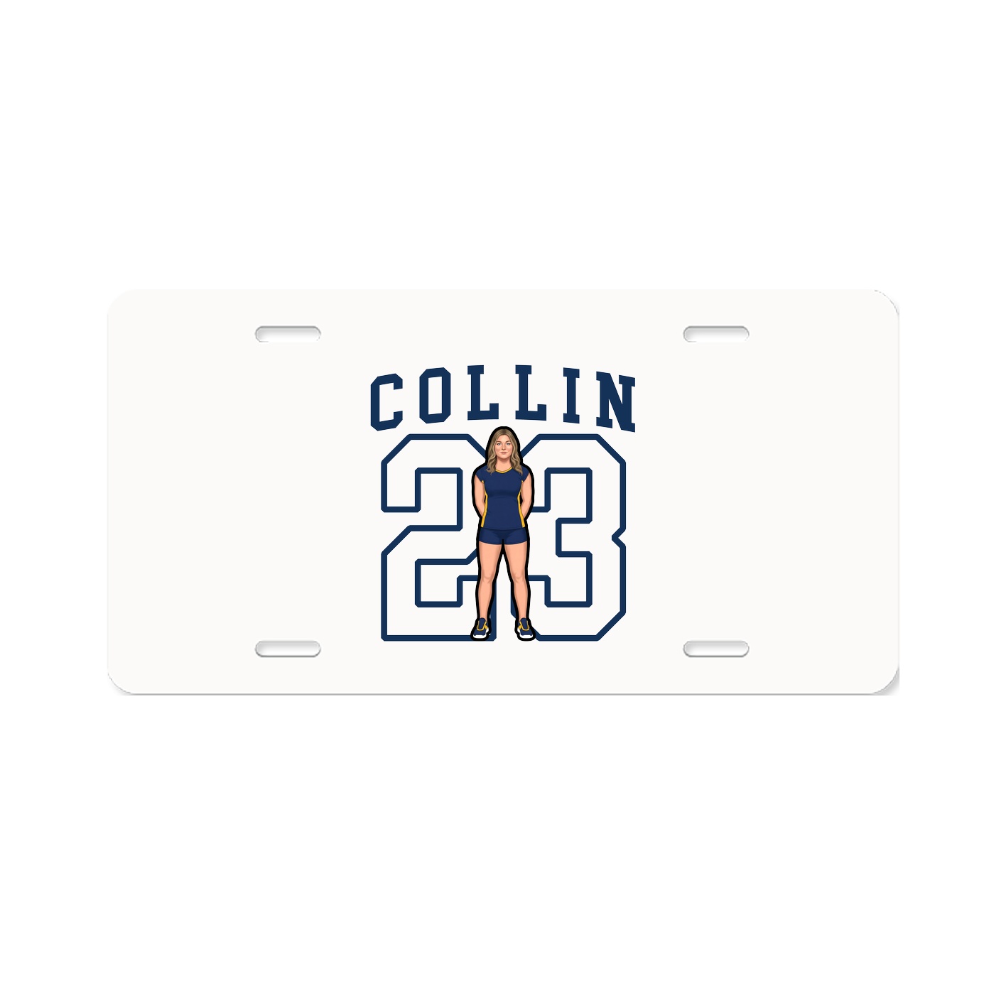 License Plate — Shirsey in Classic