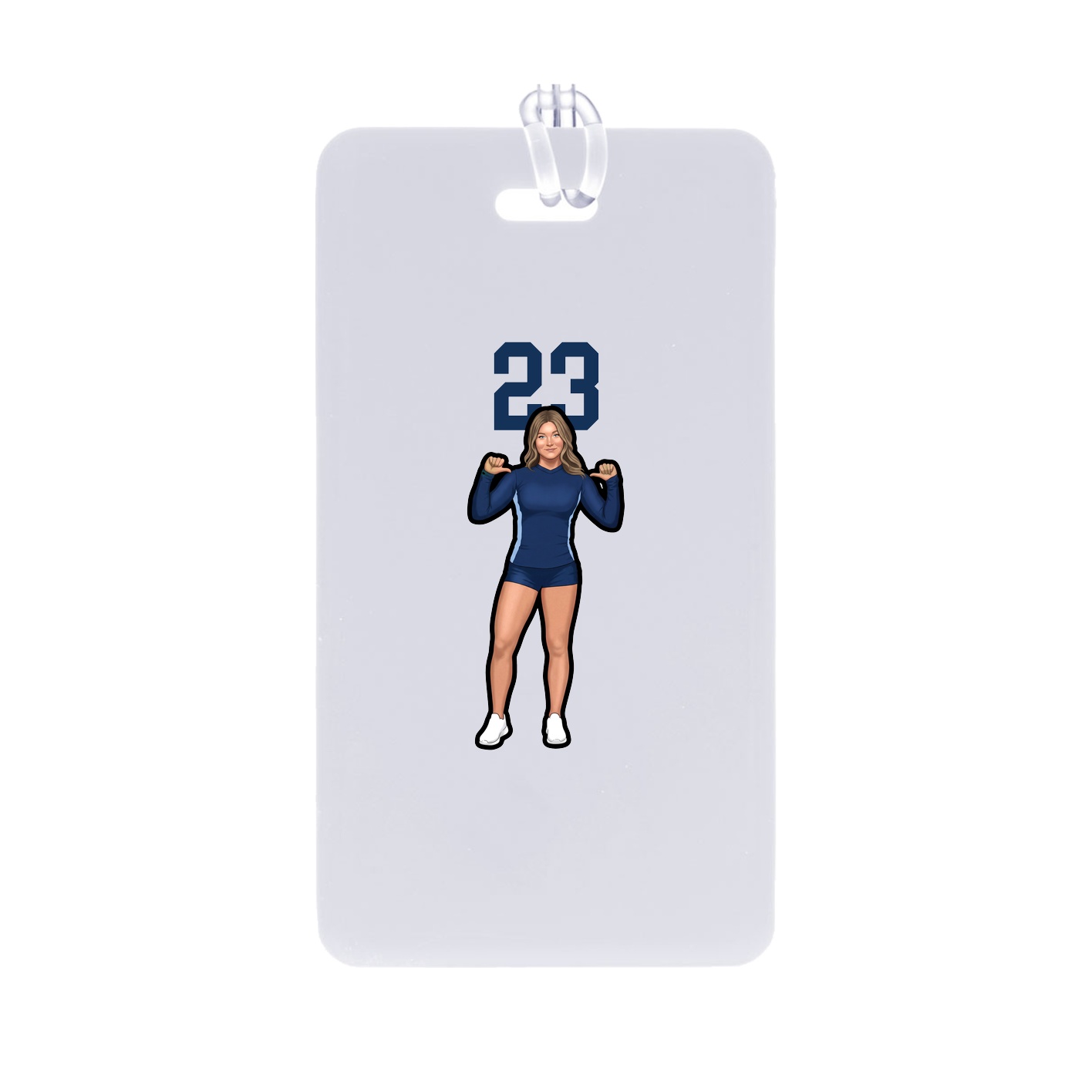 Bag Tag — Number Top in Classic
