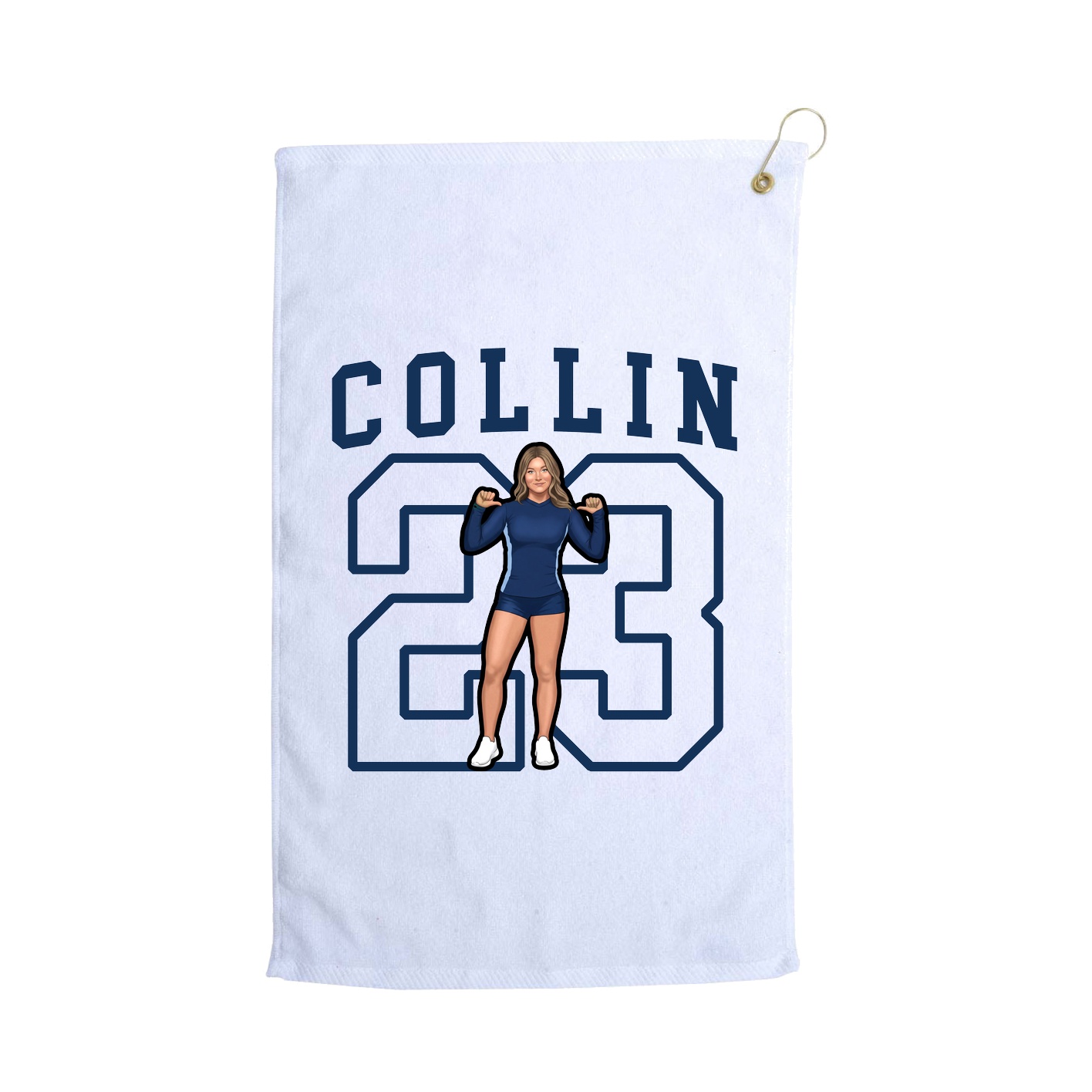 Golf Towel — Shirsey in White