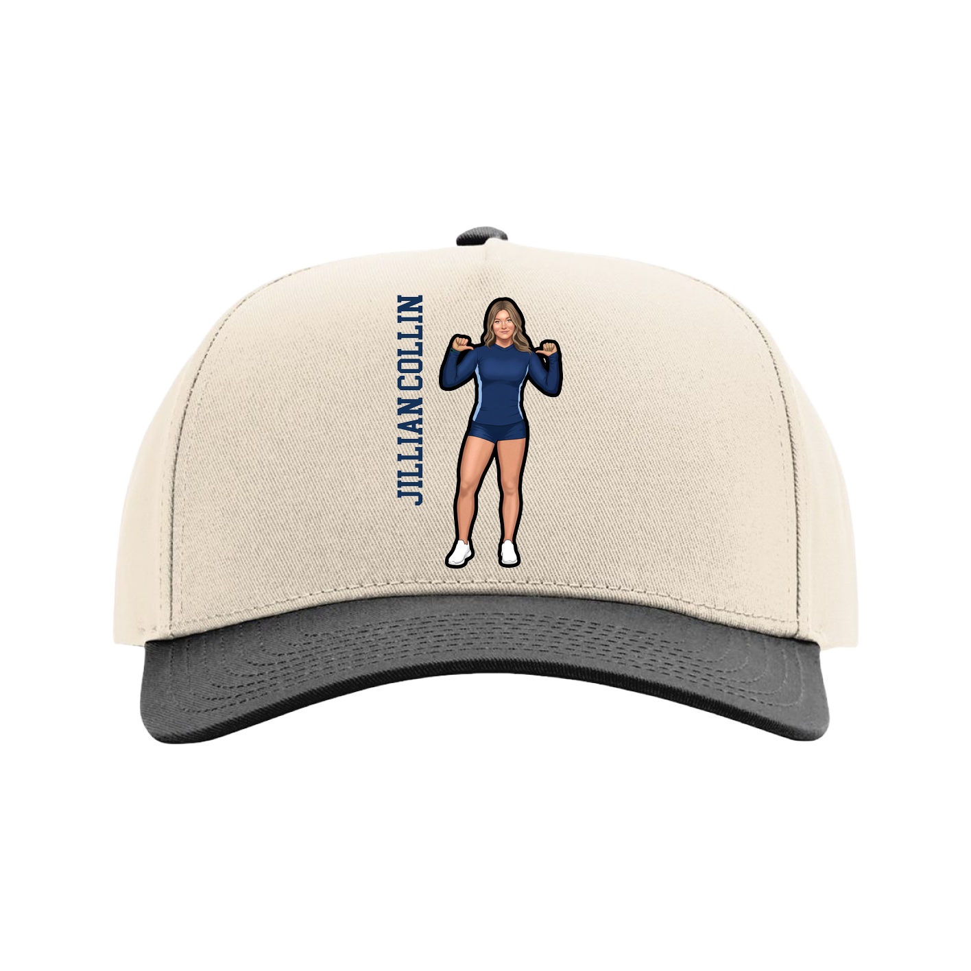 Full Fabric Five-Panel Champ Cap