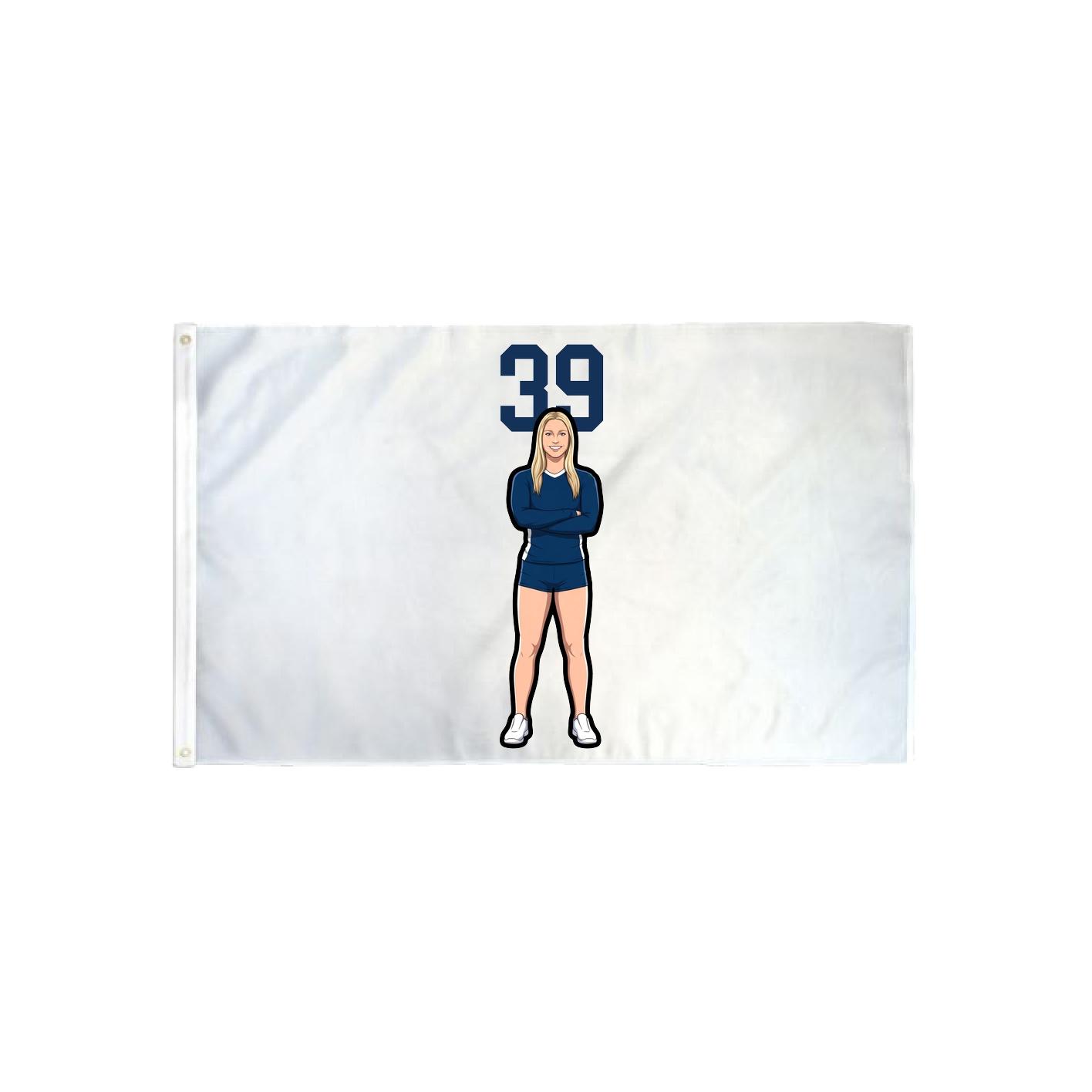 3x5 Flag — Number Top in Classic