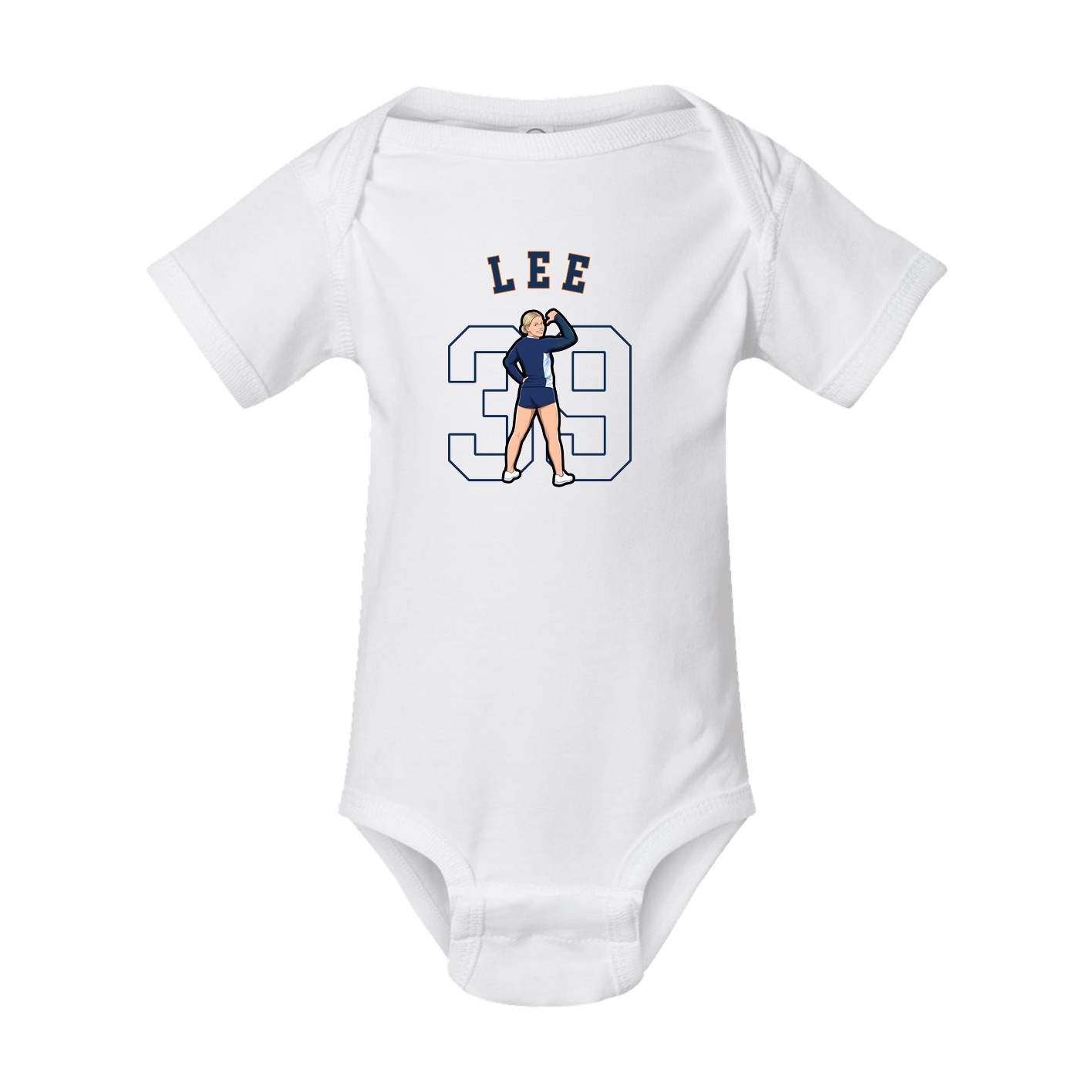 Baby Onesie — Shirsey Arch in White