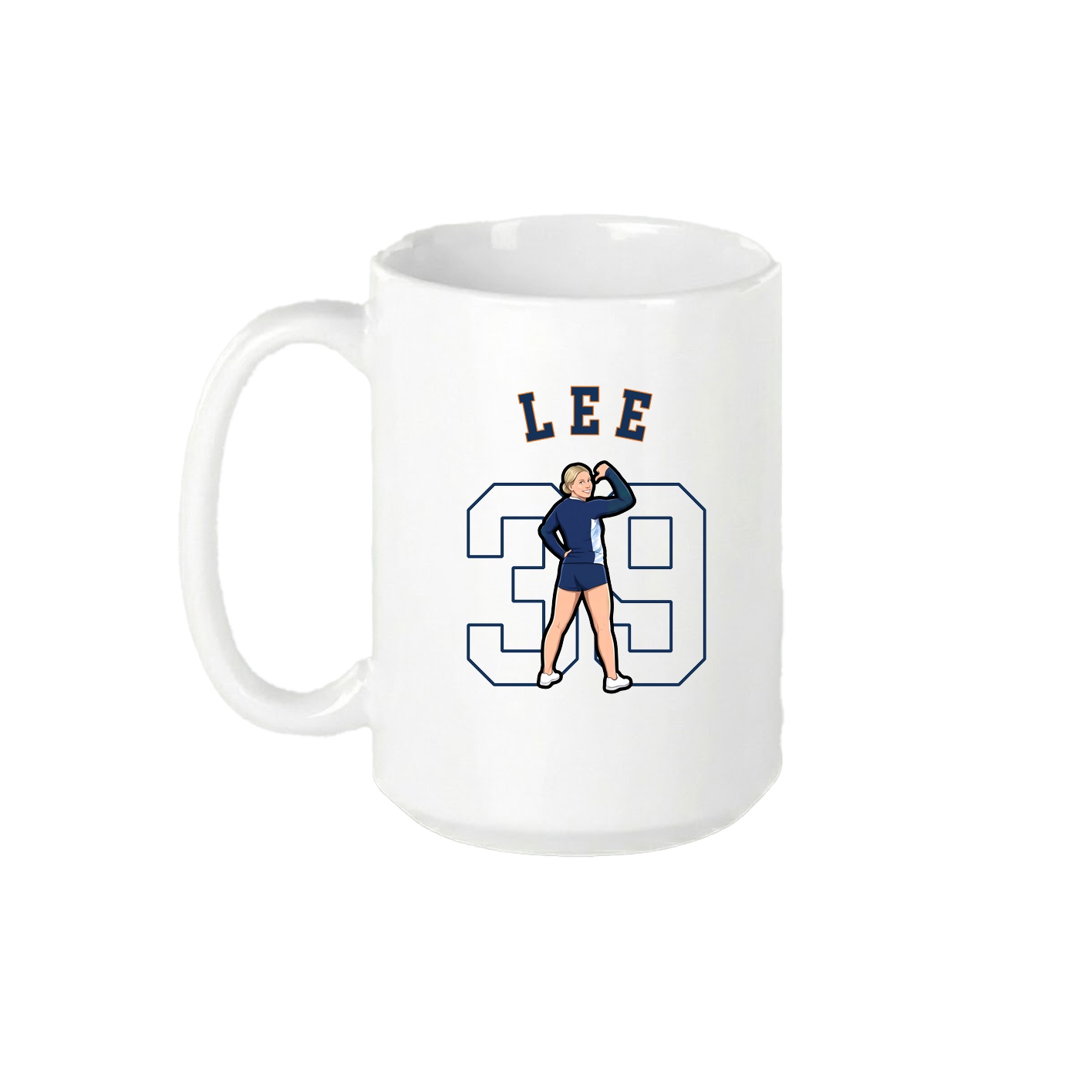 15oz Coffee Mug — Shirsey Arch in White