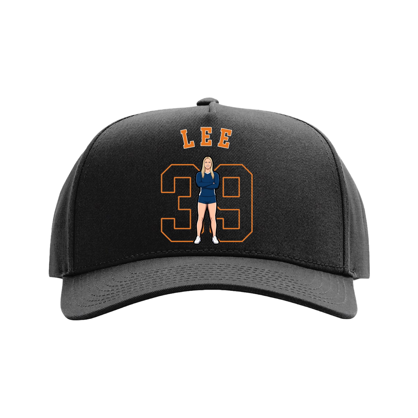 Full Fabric Five-Panel Champ Cap