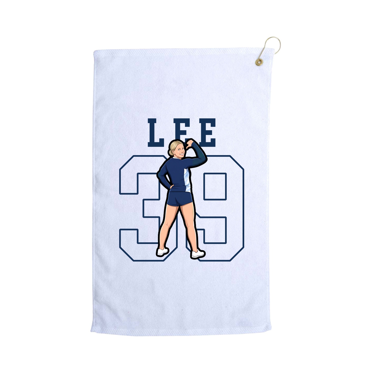 Golf Towel — Shirsey in White