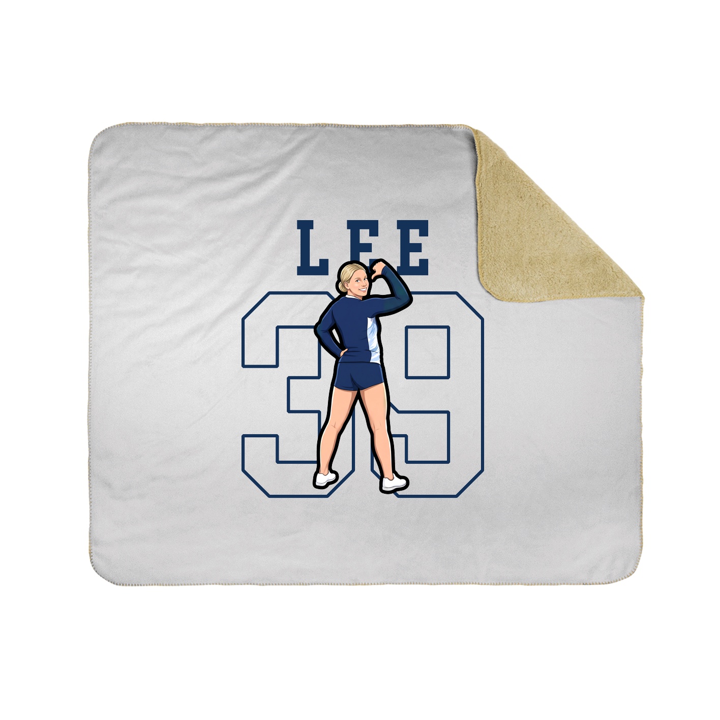 Throw Blanket — Shirsey in White