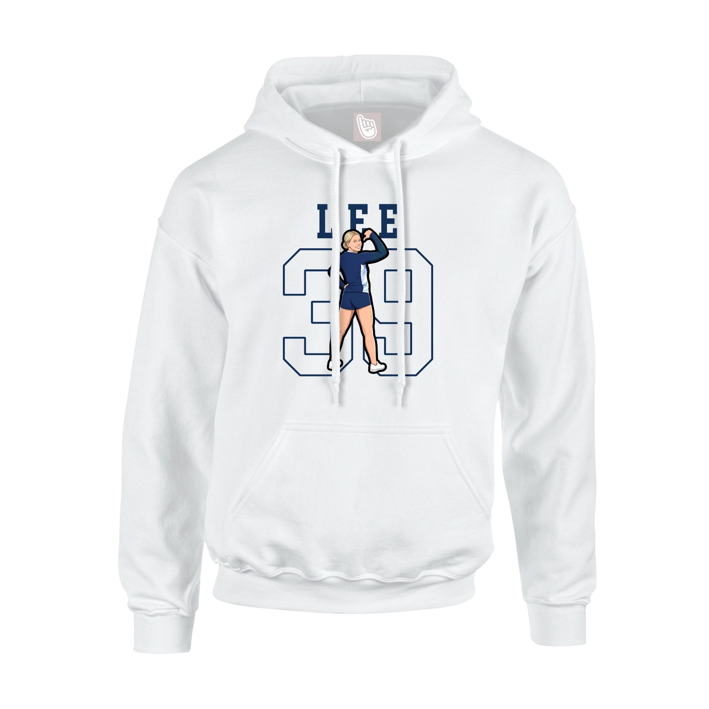 Hoodie — Shirsey in White
