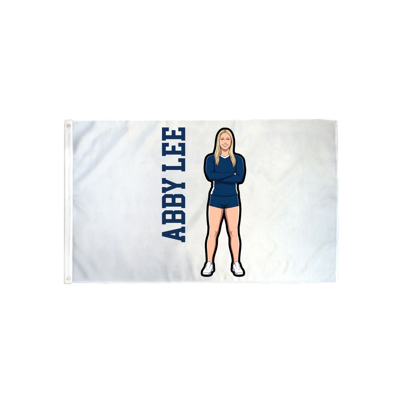 3x5 Flag — Name Vertical in Classic