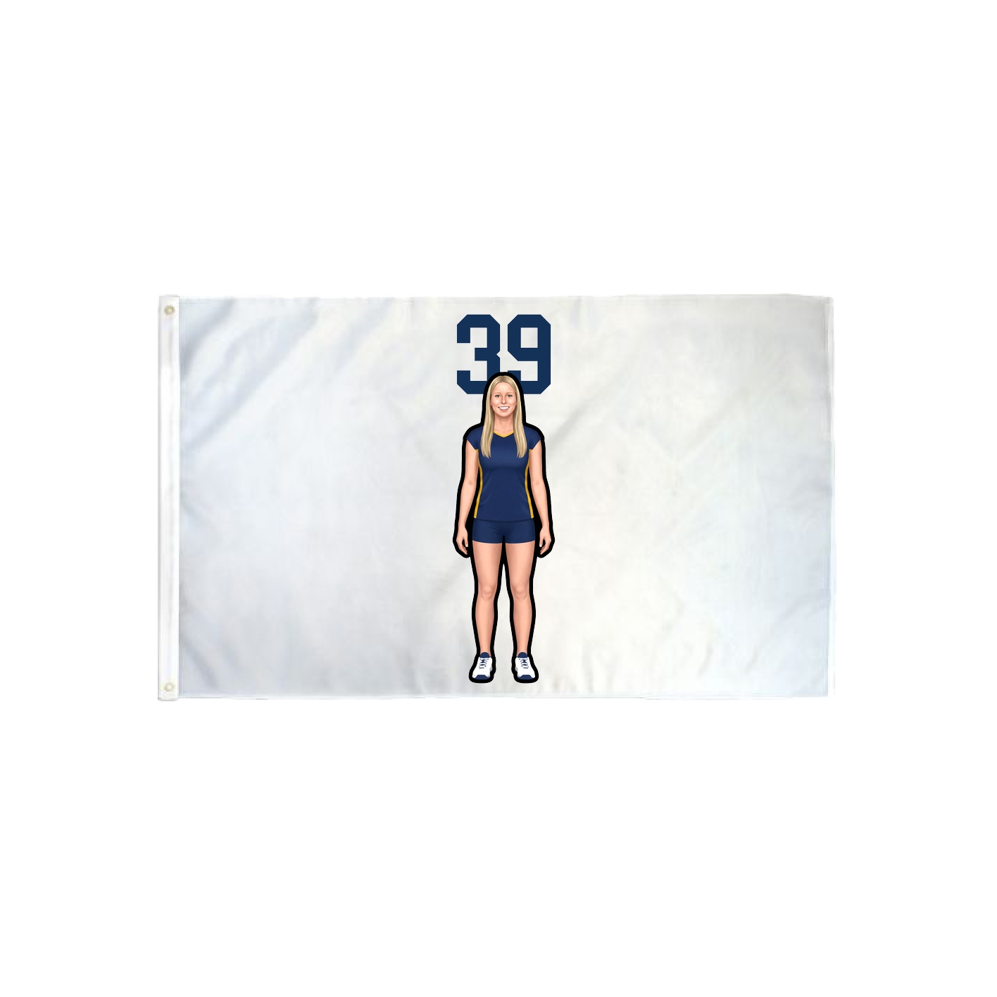 3x5 Flag — Number Top in Classic