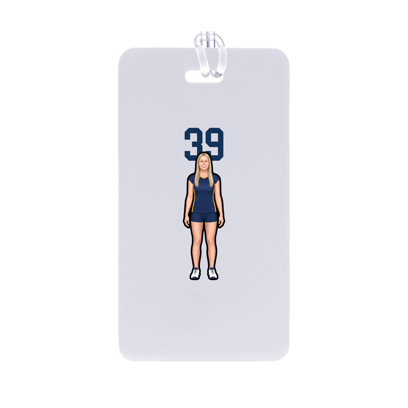 Bag Tag — Number Top in Classic