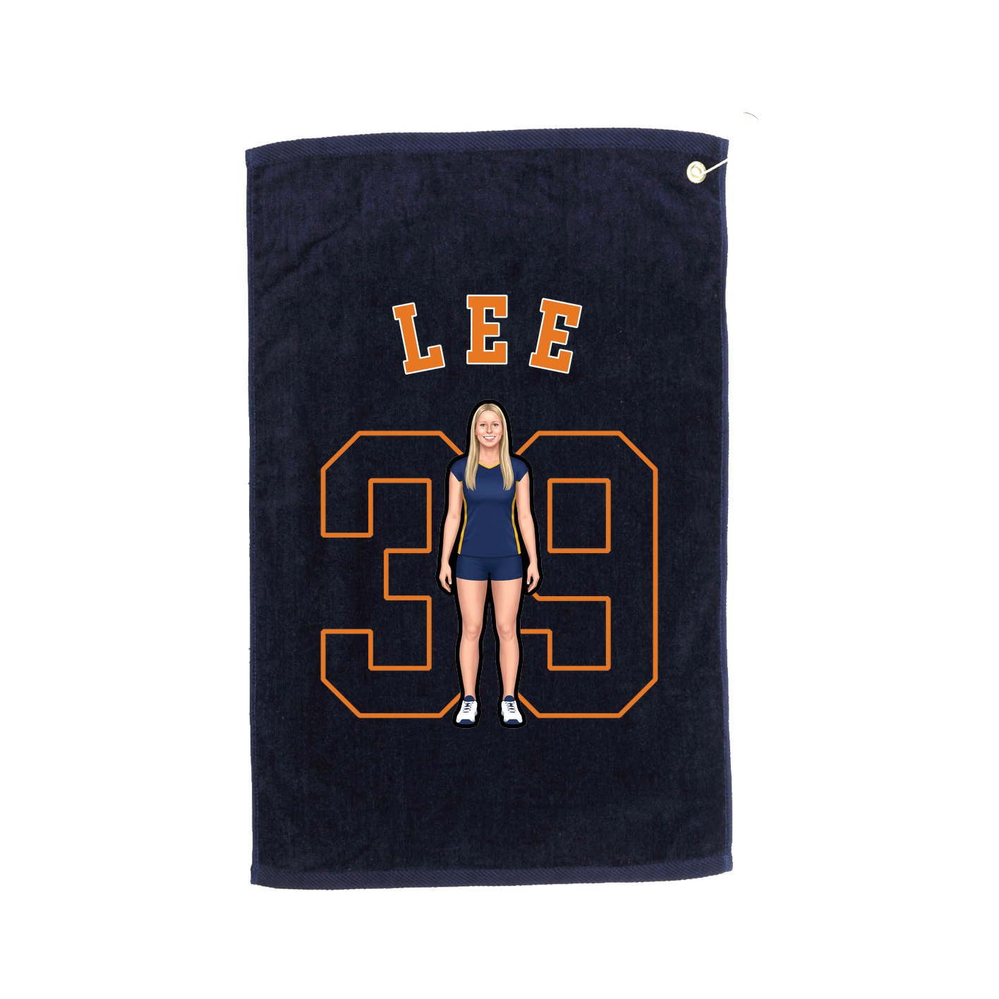 Golf Towel — Shirsey Arch in Navy