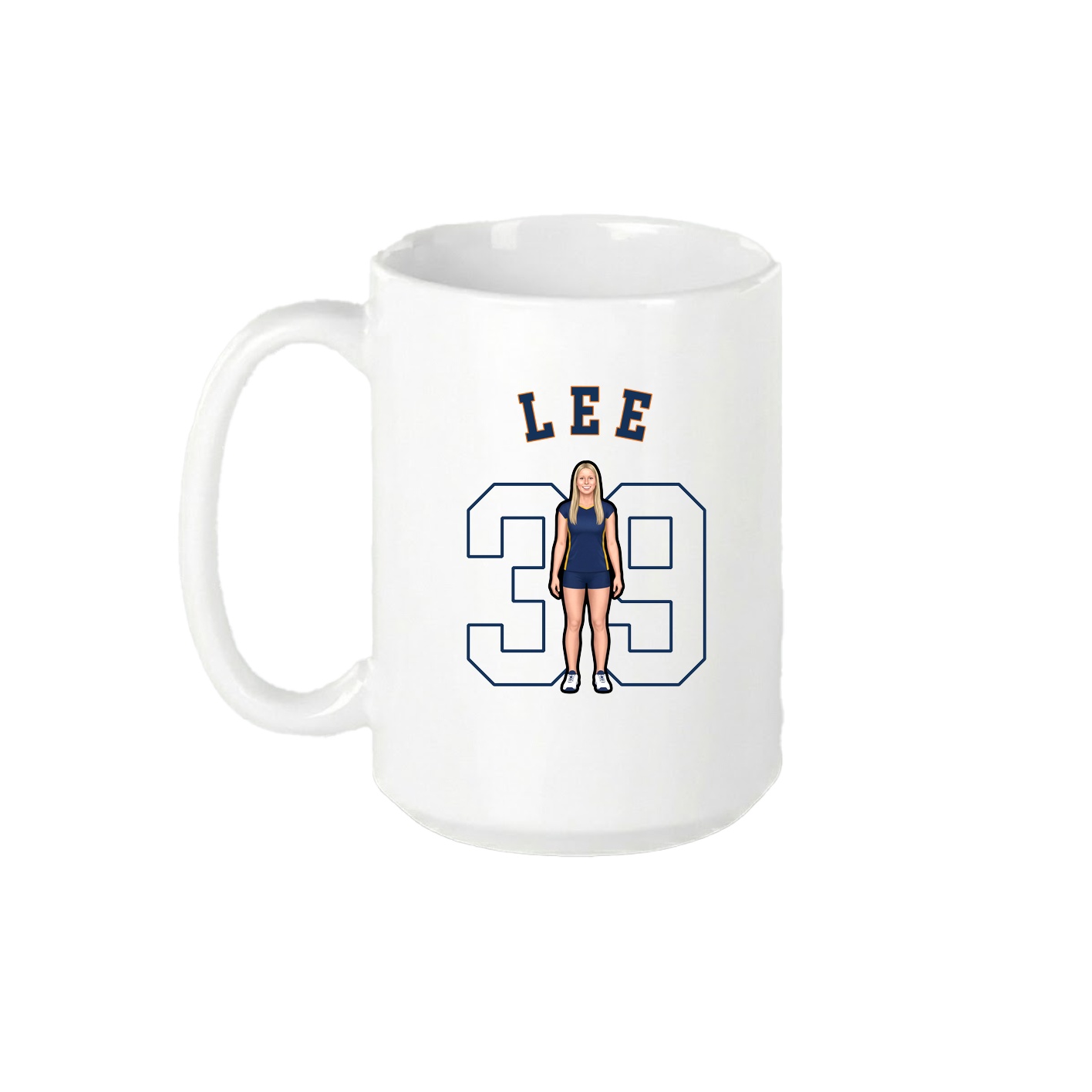15oz Coffee Mug — Shirsey Arch in White