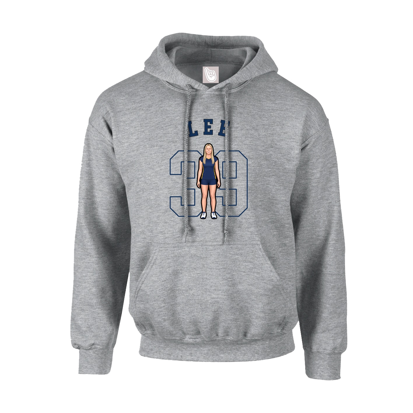 Youth Hoodie — Shirsey Arch in Grey