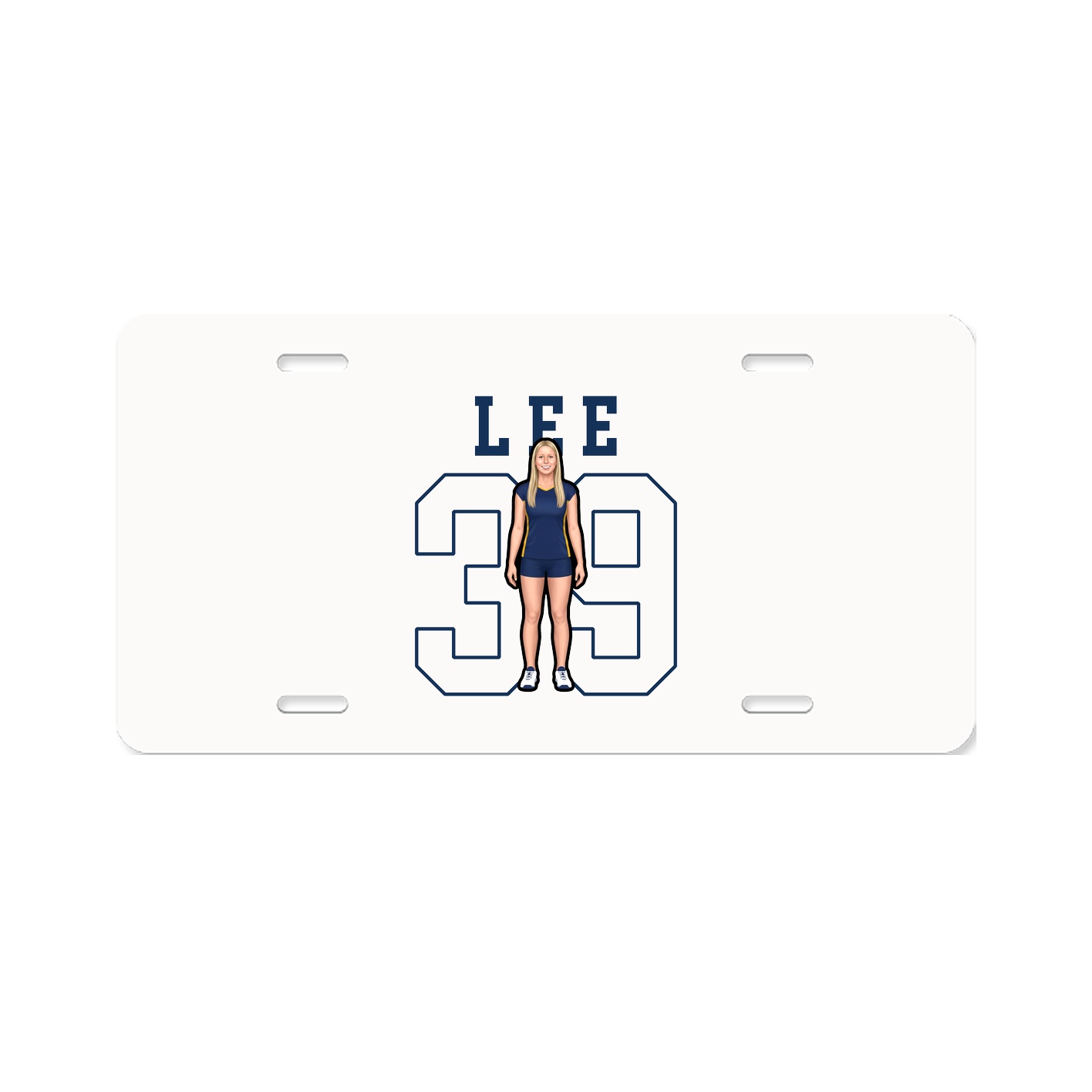 License Plate — Shirsey in Classic