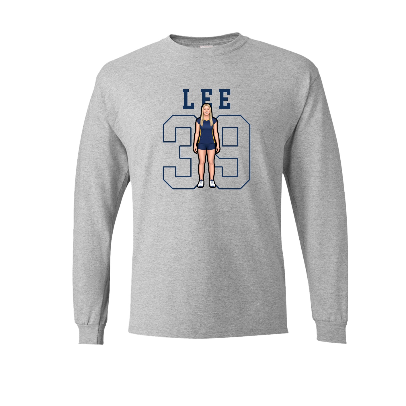 Long Sleeve Tee — Shirsey in Grey
