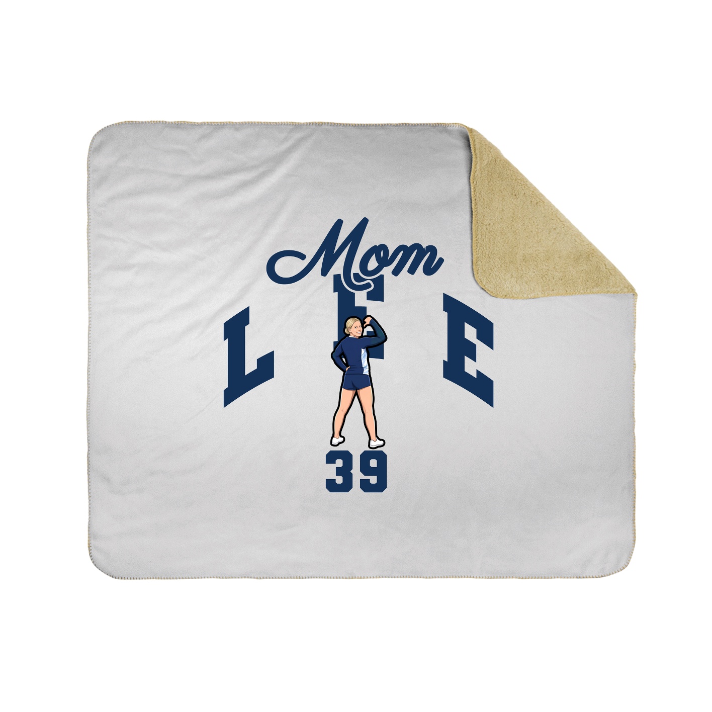 Throw Blanket — Mothers Day Arch in White