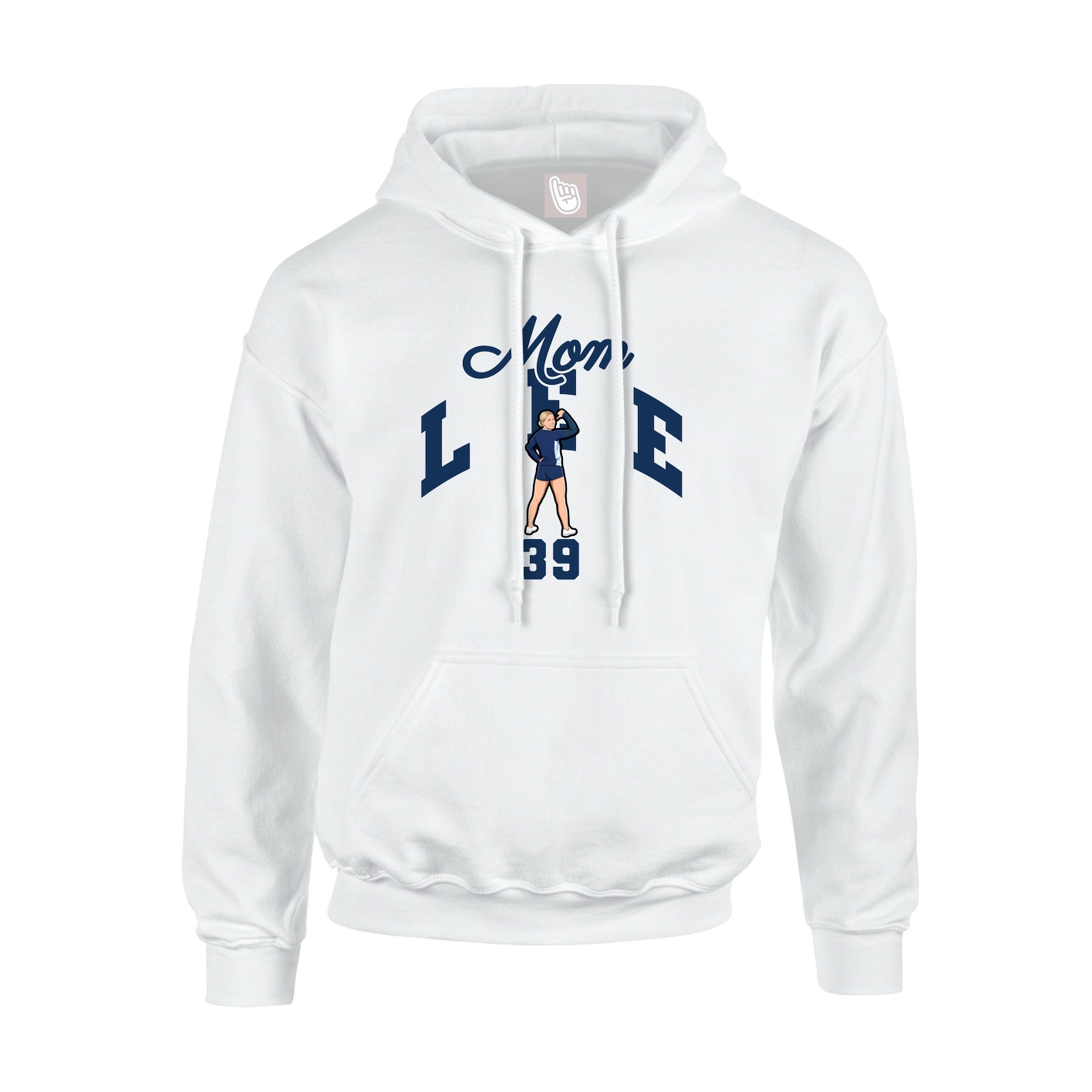 Hoodie — Mothers Day Arch in White
