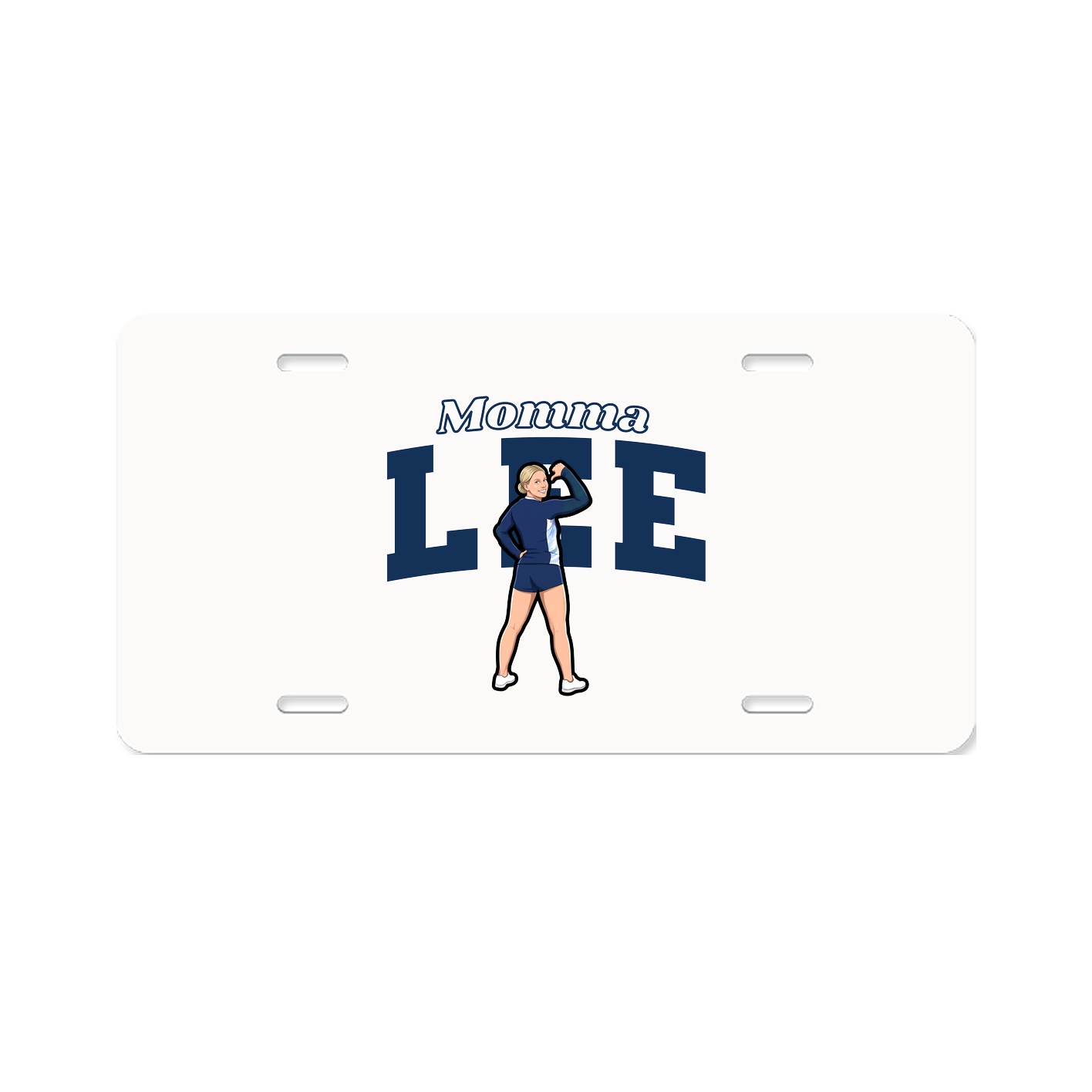 License Plate — Mothers Day Block in Classic