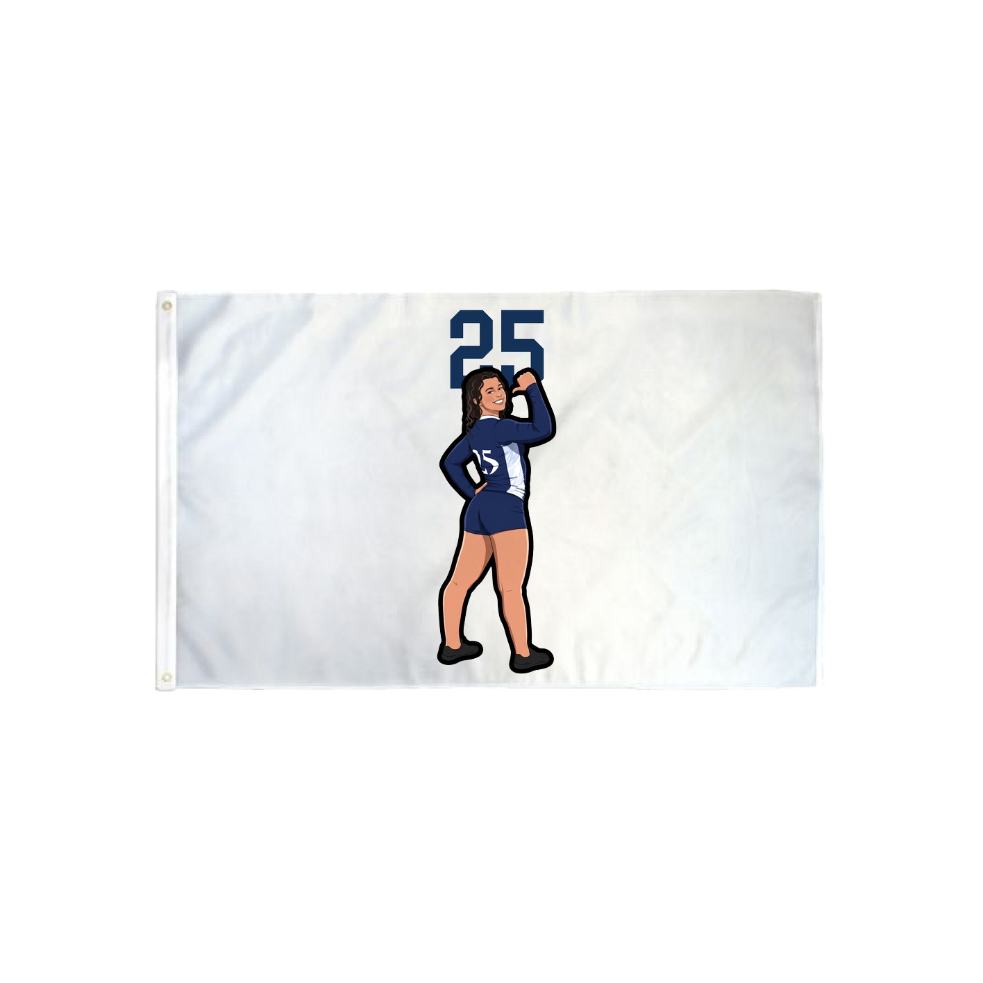 3x5 Flag — Number Top in Classic