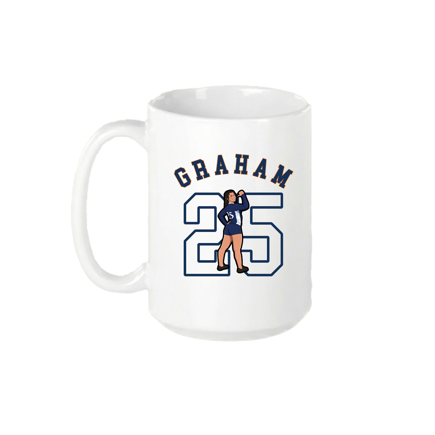 15oz Coffee Mug — Shirsey Arch in White