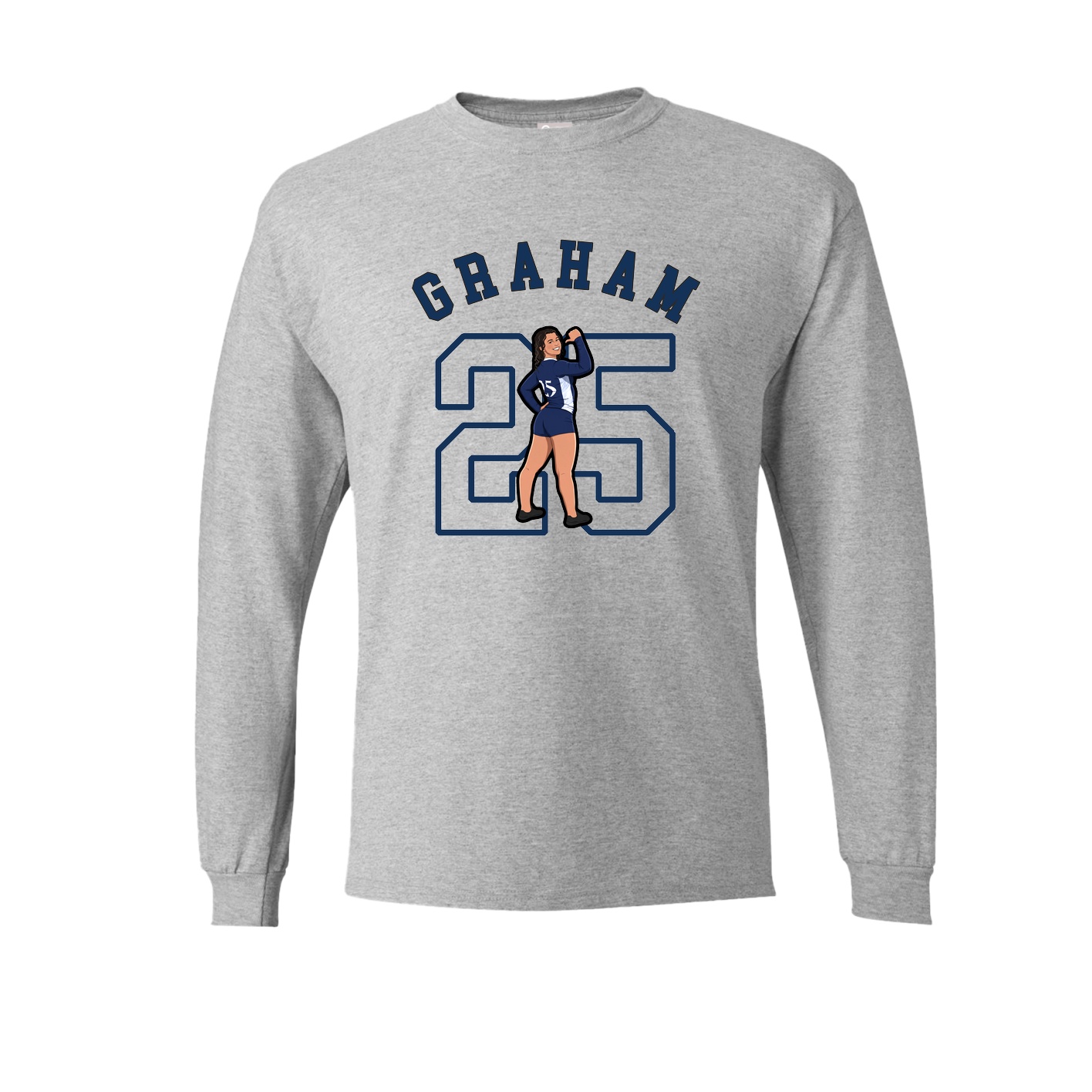 Long Sleeve Tee — Shirsey Arch in Grey
