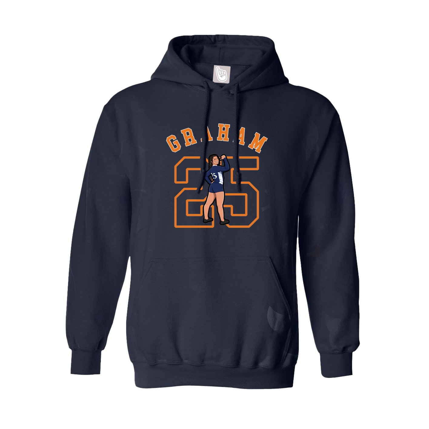 Youth Hoodie — Shirsey Arch in Navy