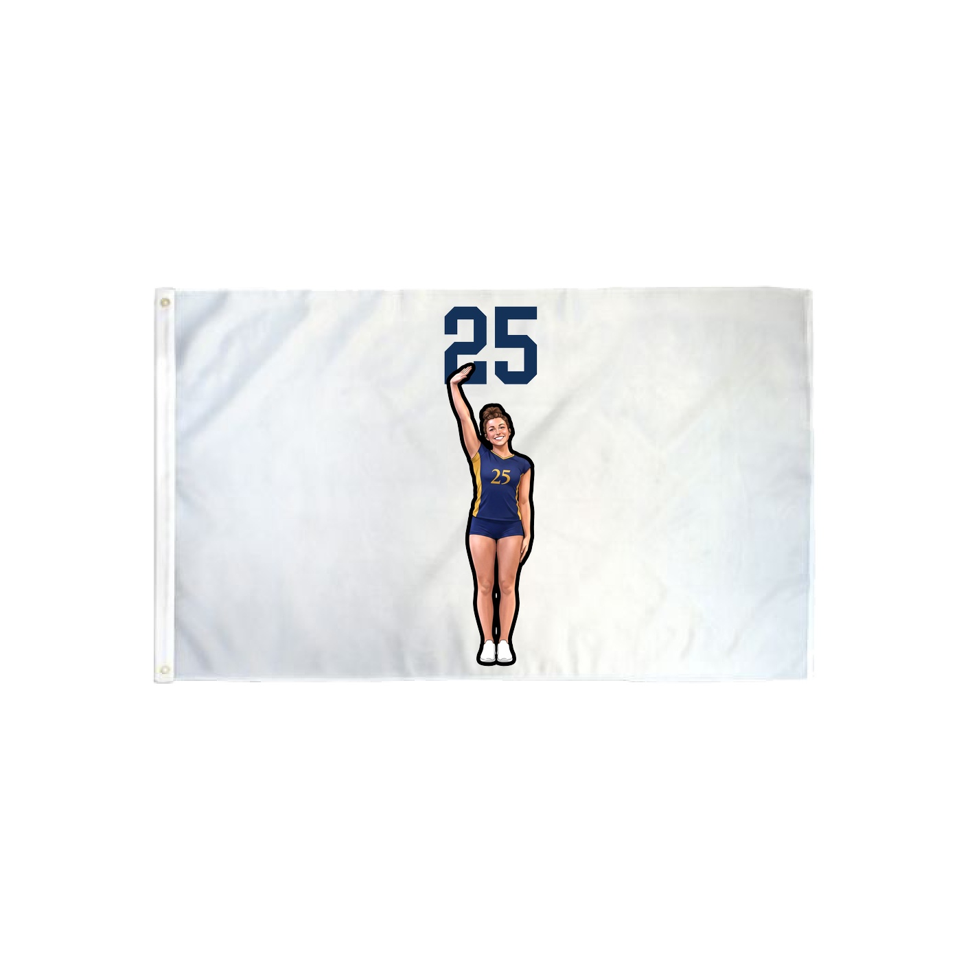 3x5 Flag — Number Top in Classic