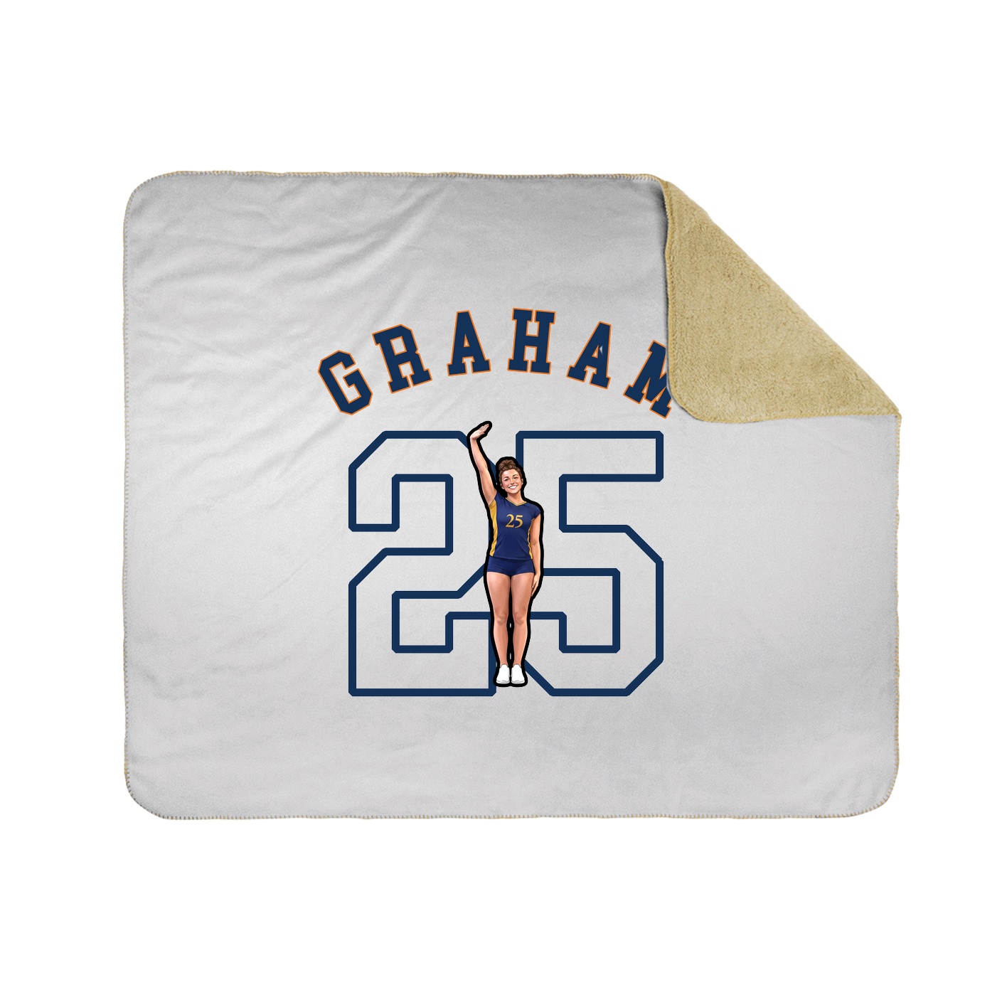 Throw Blanket — Shirsey Arch in White