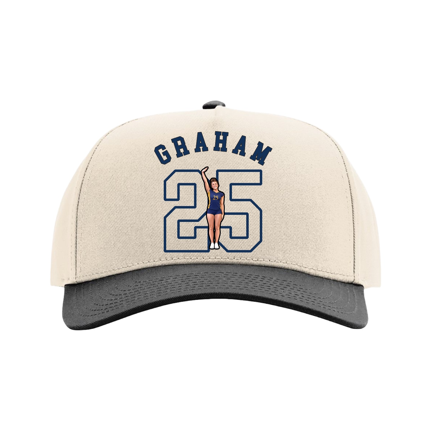 Full Fabric Five-Panel Champ Cap