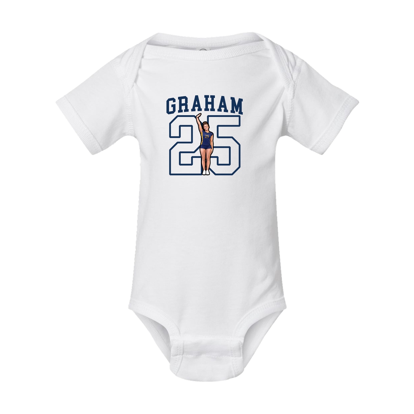 Baby Onesie — Shirsey in White