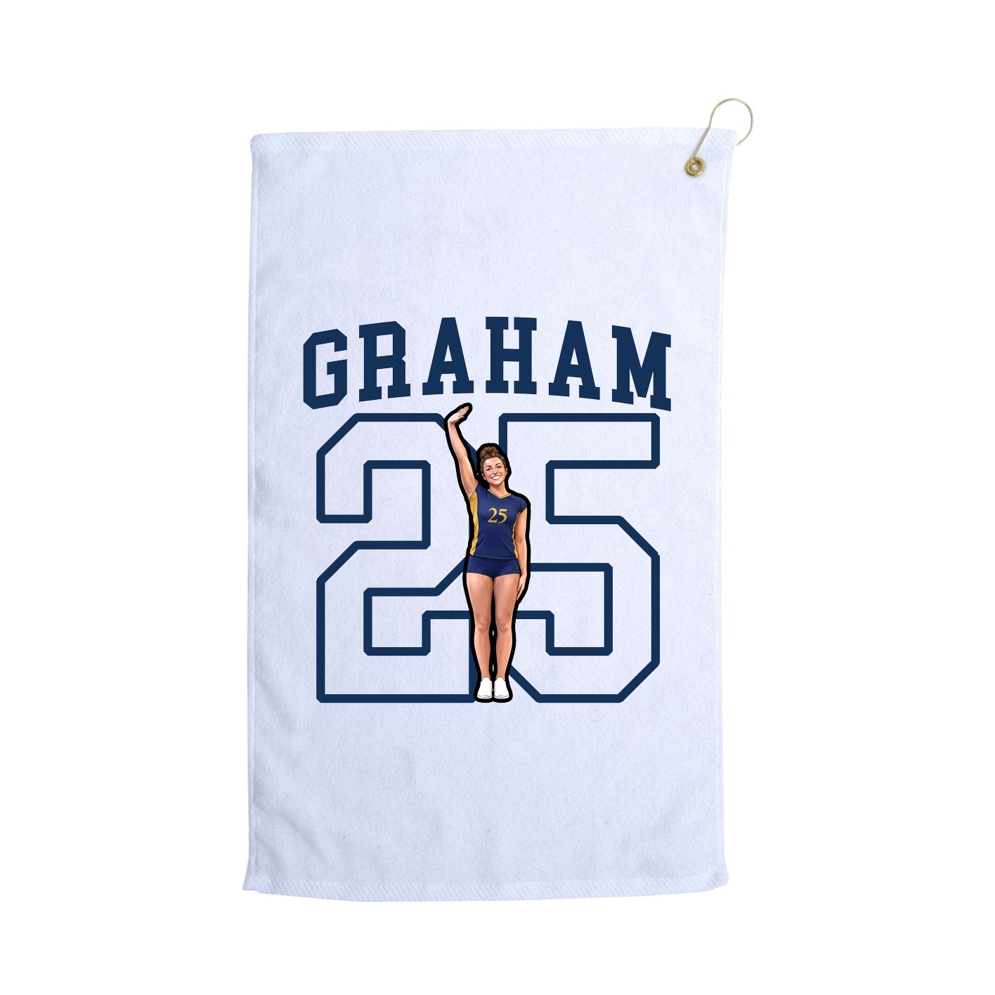Golf Towel — Shirsey in White