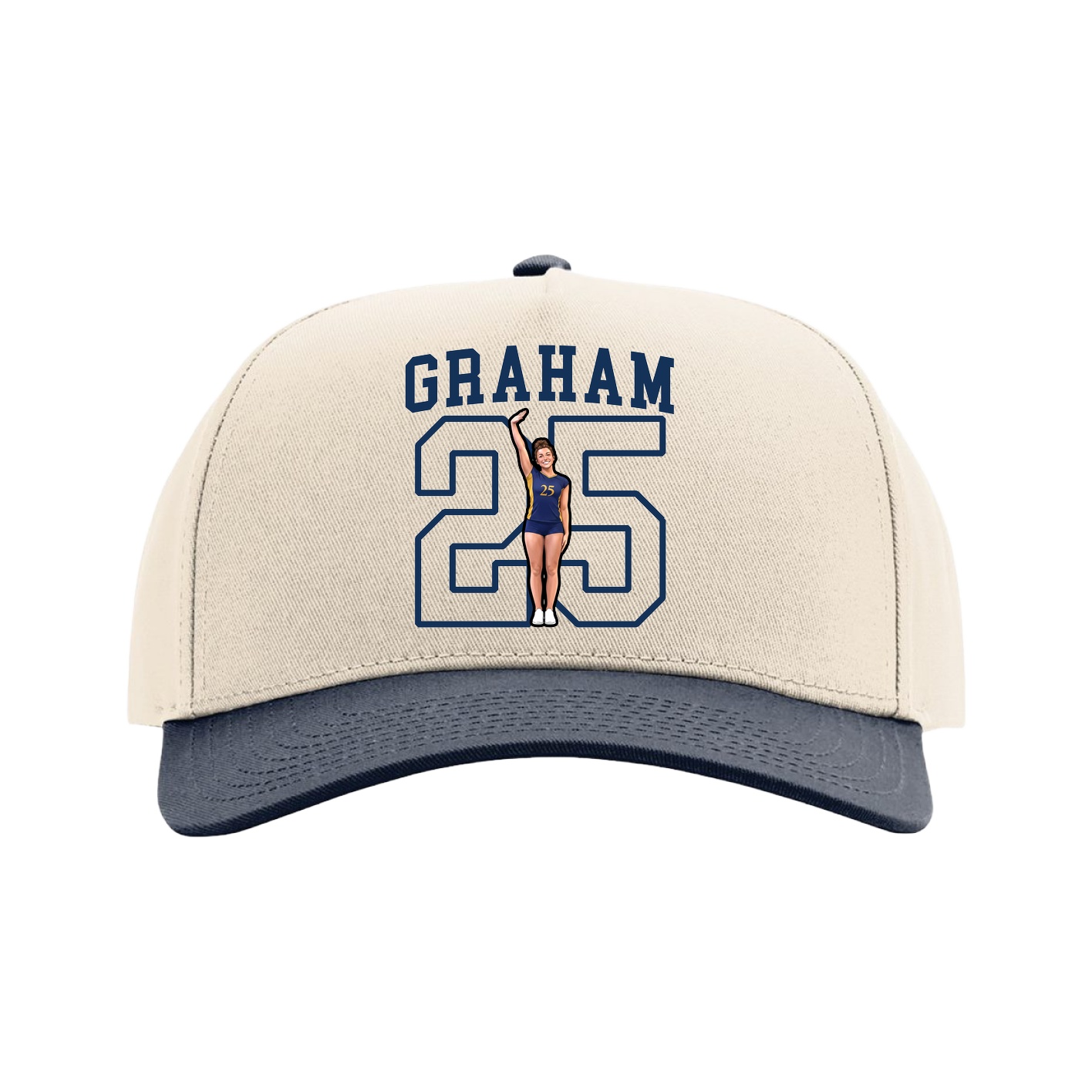 Full Fabric Five-Panel Champ Cap