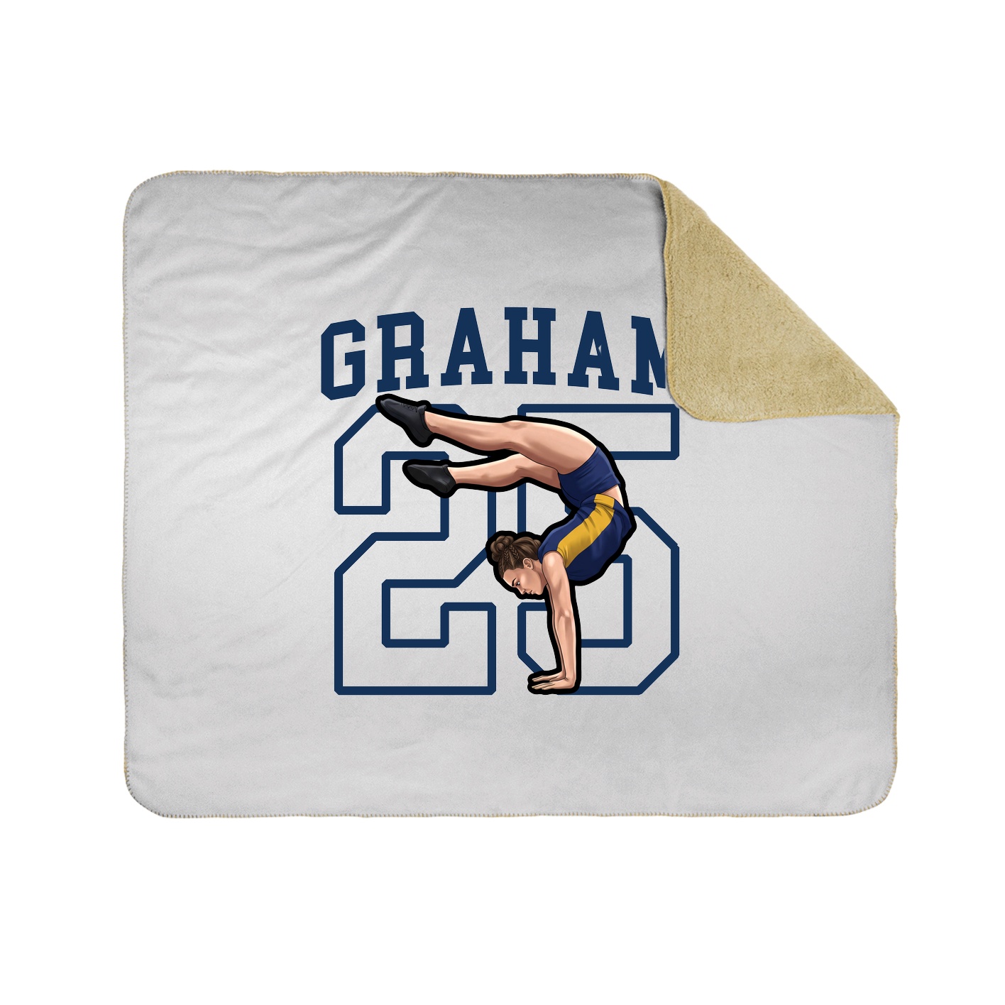 Throw Blanket — Shirsey in White