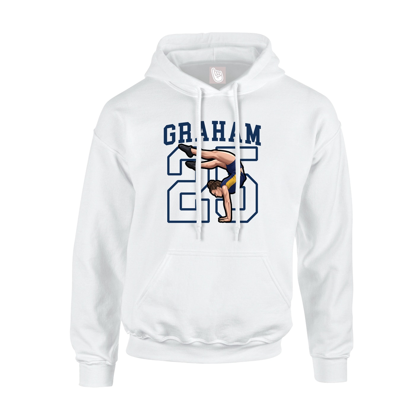 Hoodie — Shirsey in White