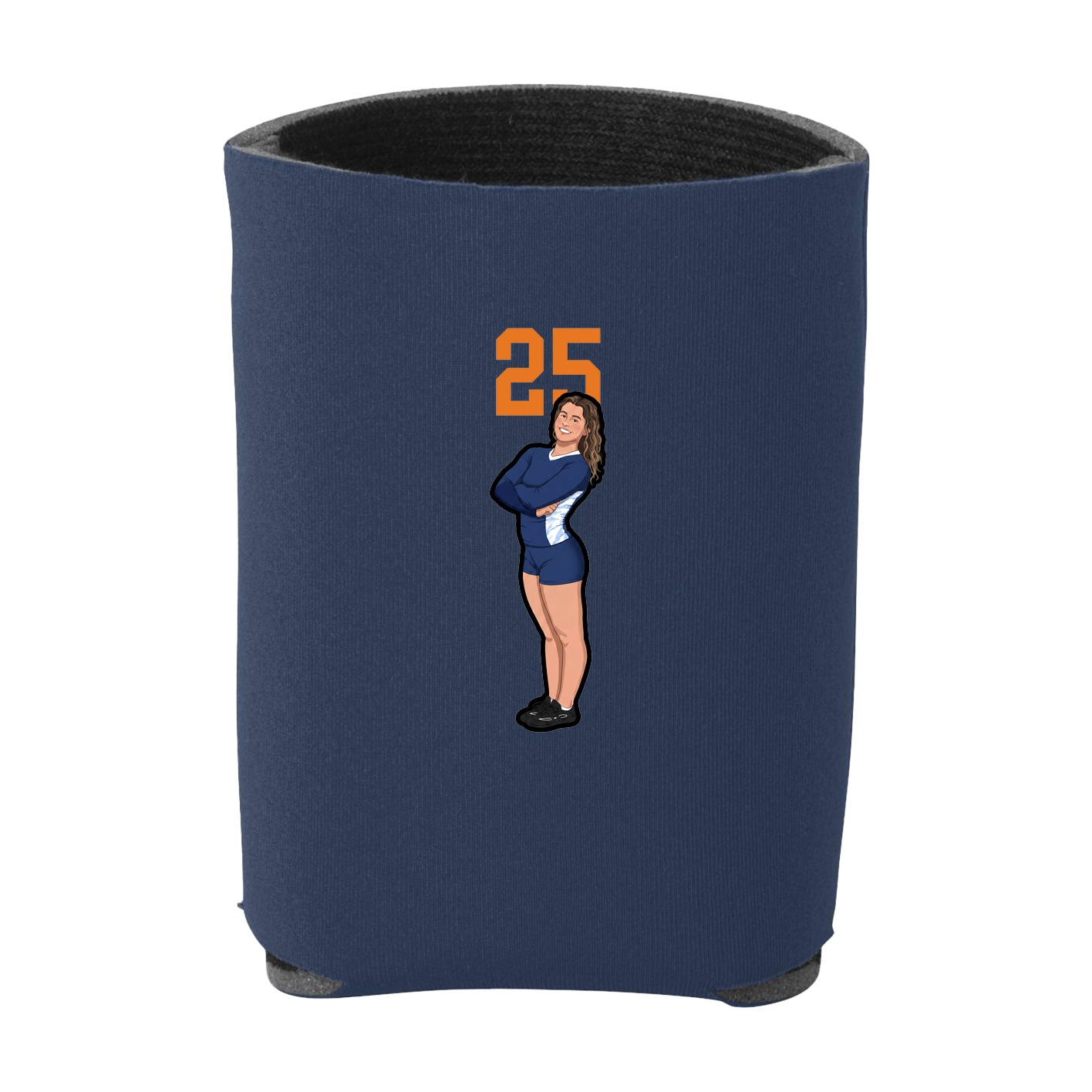 Can Holder — Number Top in Navy
