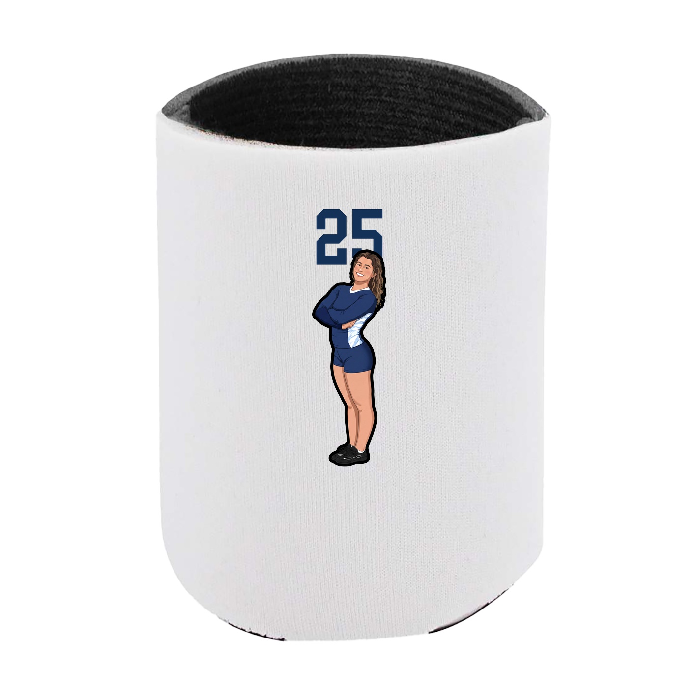 Can Holder — Number Top in White
