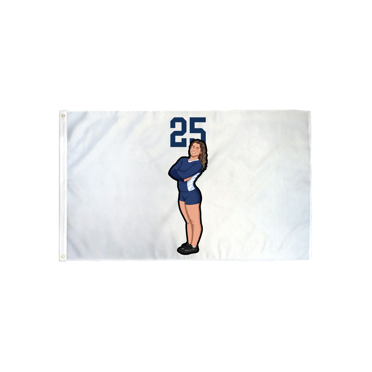 3x5 Flag — Number Top in Classic