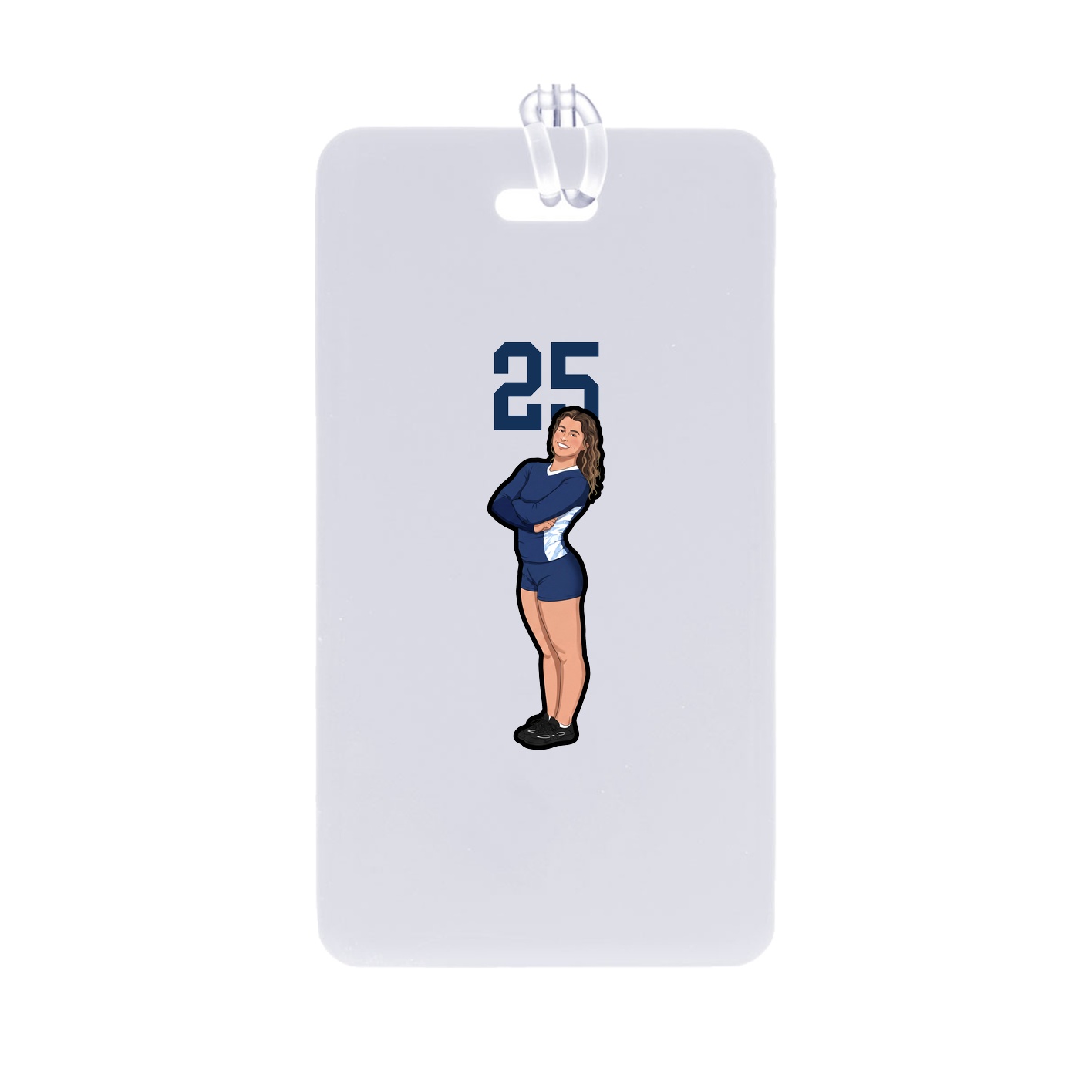 Bag Tag — Number Top in Classic