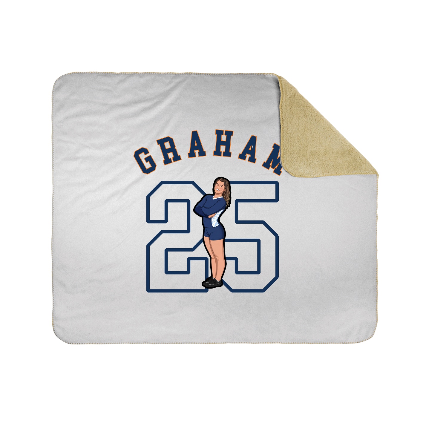 Throw Blanket — Shirsey Arch in White