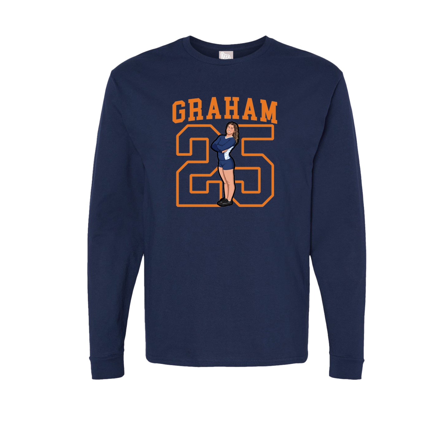 Long Sleeve Tee — Shirsey in Navy