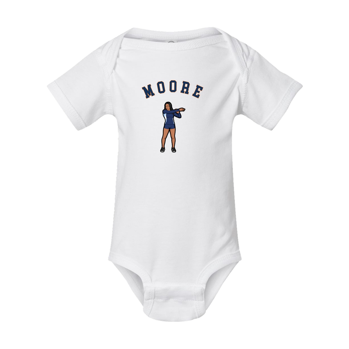 Baby Onesie — Shirsey Arch in White